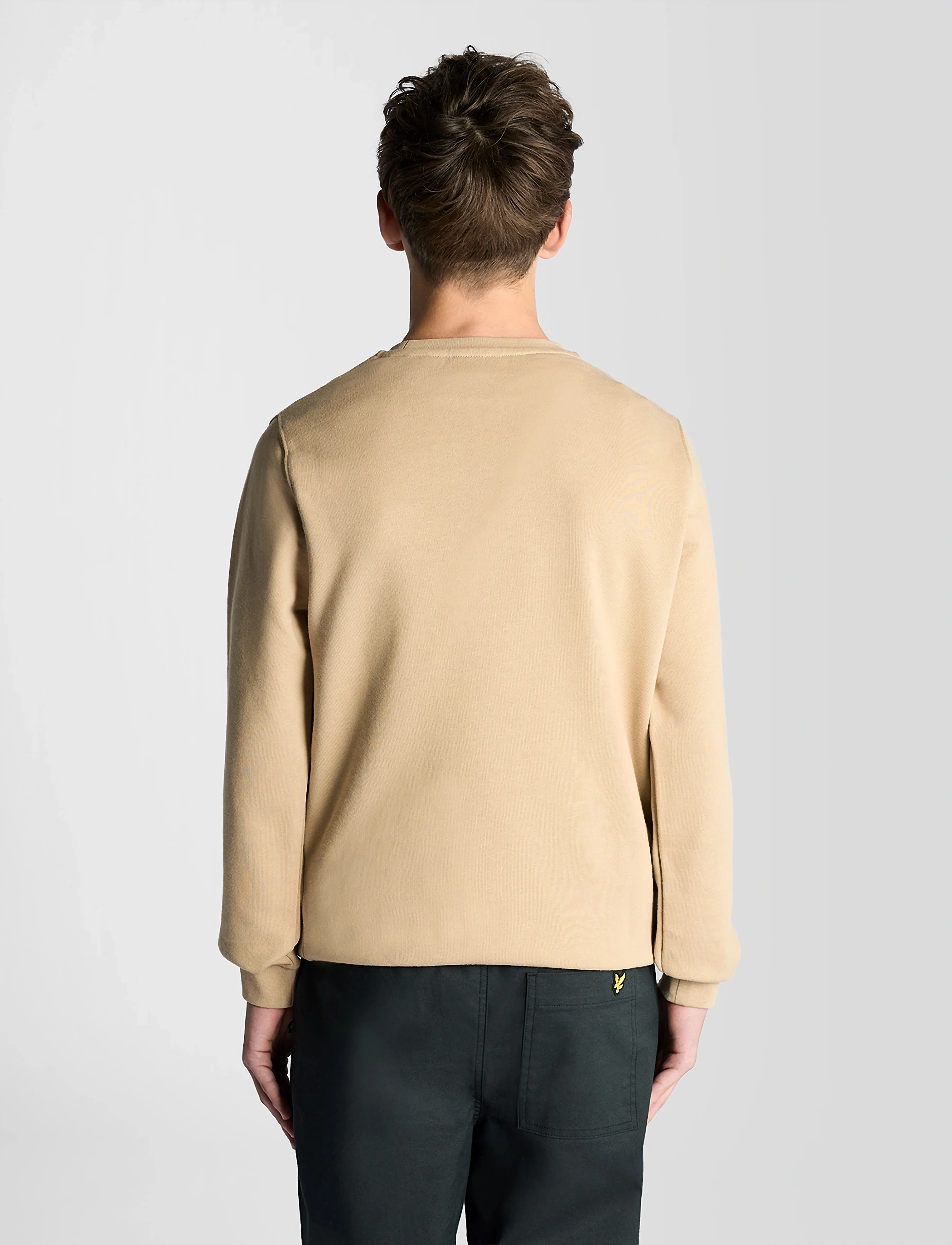 Lyle & Scott - Crew Neck Sweatshirt - sweatshirts - x37 dark sand - 4