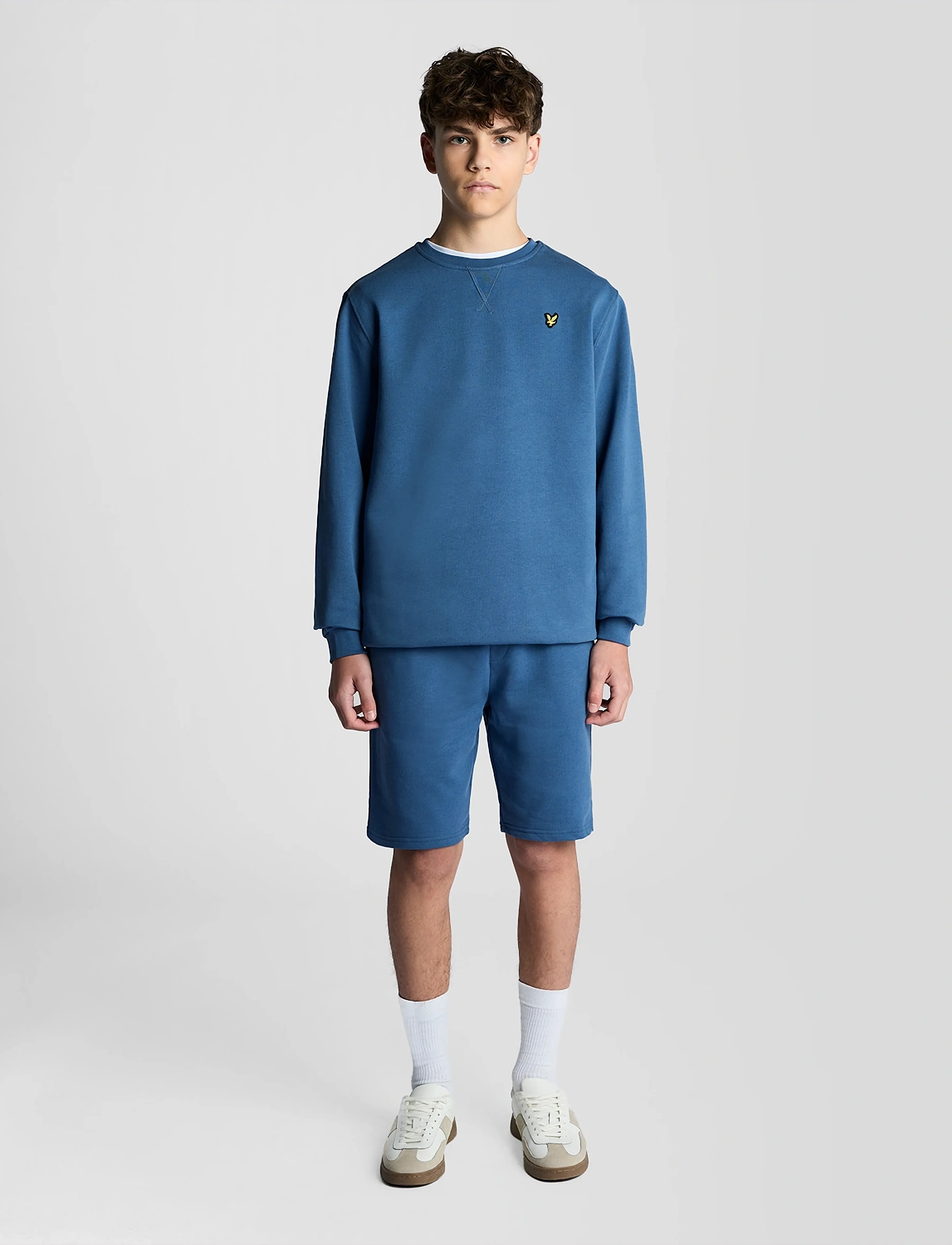 Lyle & Scott - Crew Neck Sweatshirt - sweatshirts - z411 dark cornflower - 3