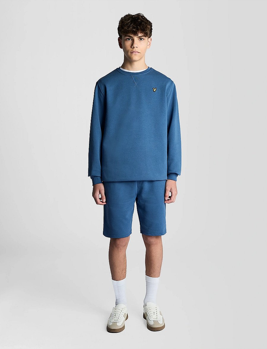 Lyle & Scott - Crew Neck Sweatshirt - sweatshirts - z411 dark cornflower - 3