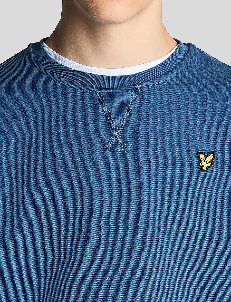 Lyle & Scott - Crew Neck Sweatshirt - sweatshirts - z411 dark cornflower - 5