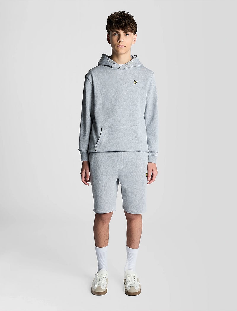 Lyle & Scott - Pullover Hoodie - bluzy z kapturem - d24 light grey marl - 3