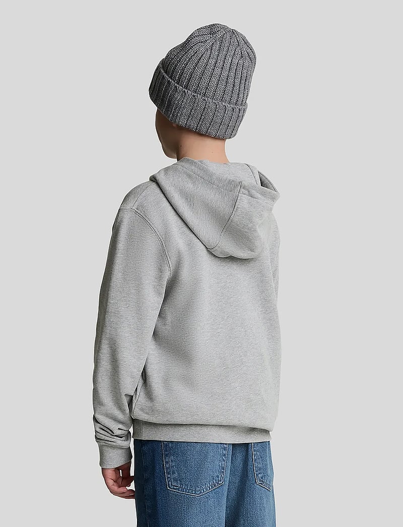 Lyle & Scott - Pullover Hoodie - hættetrøjer - d24 light grey marl - 3
