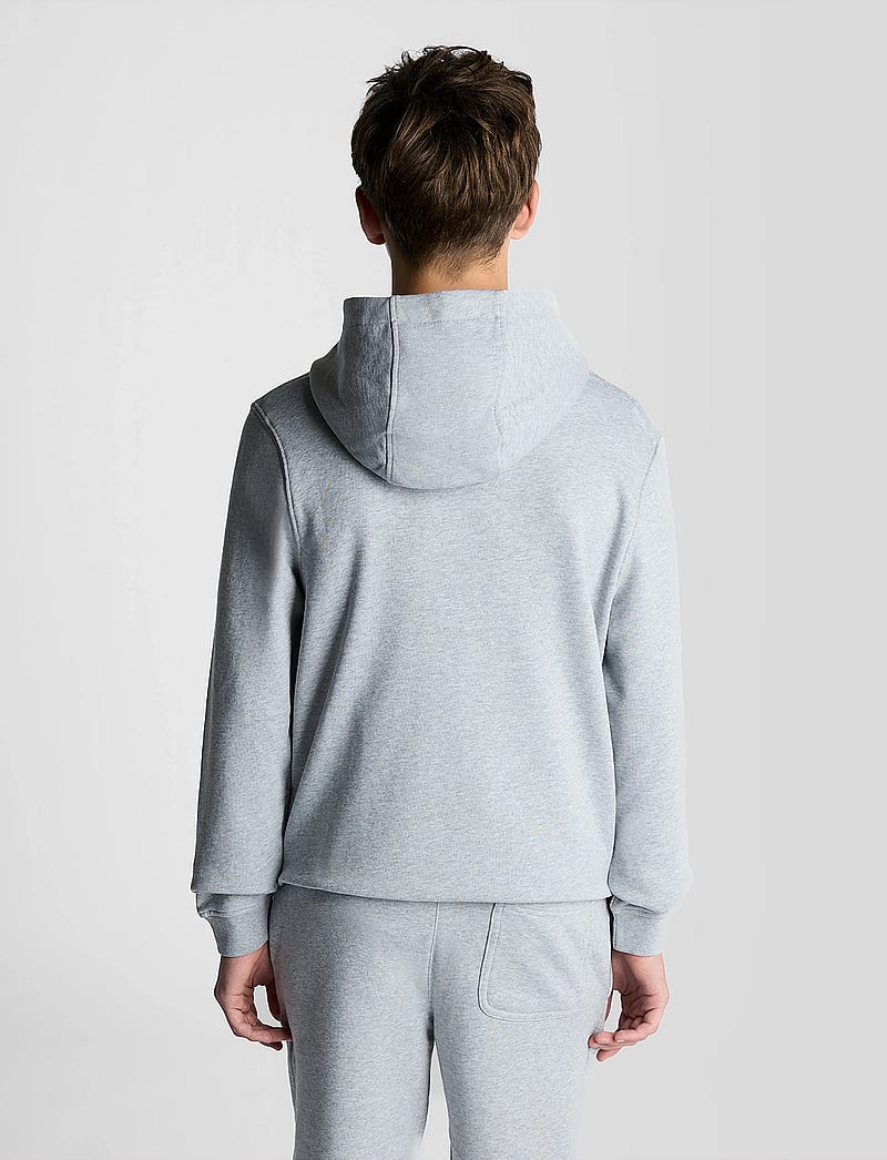 Lyle & Scott - Pullover Hoodie - bluzy z kapturem - d24 light grey marl - 4