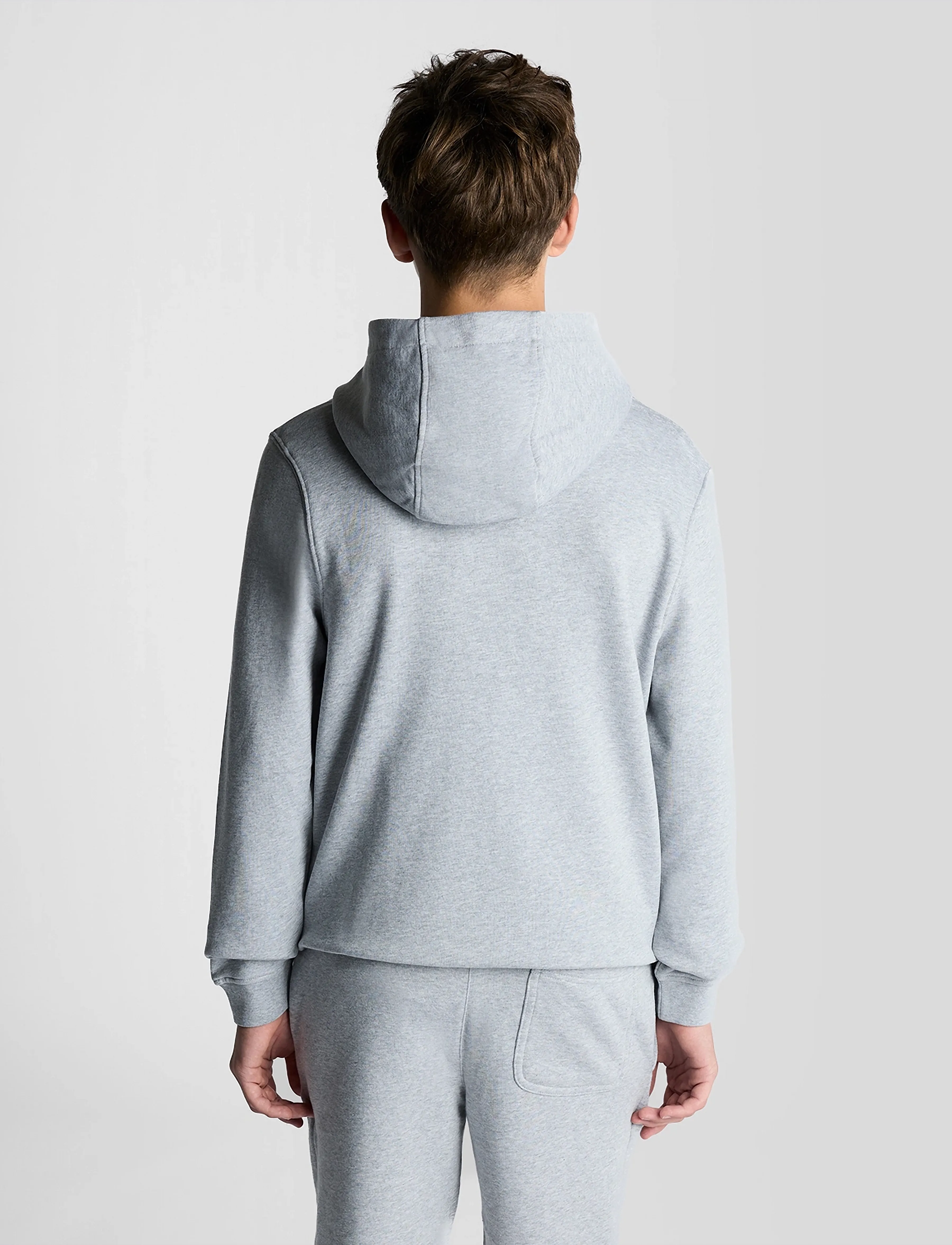 Lyle & Scott - Pullover Hoodie - hoodies - d24 light grey marl - 4