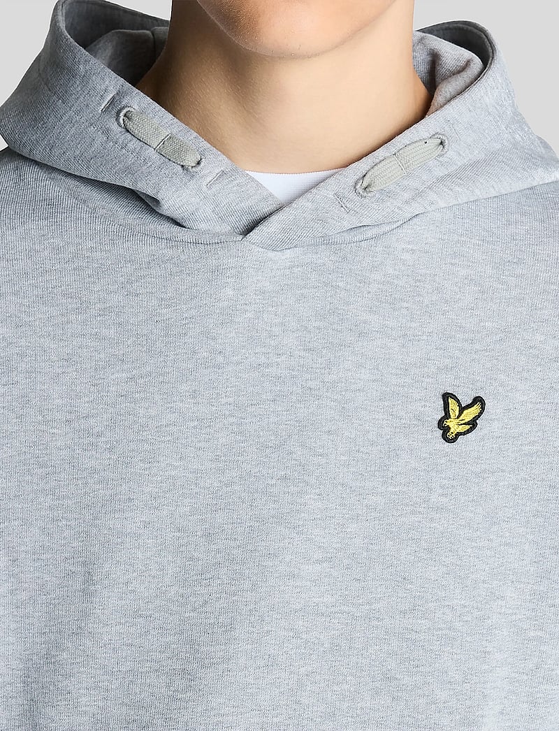 Lyle & Scott - Pullover Hoodie - bluzy z kapturem - d24 light grey marl - 5