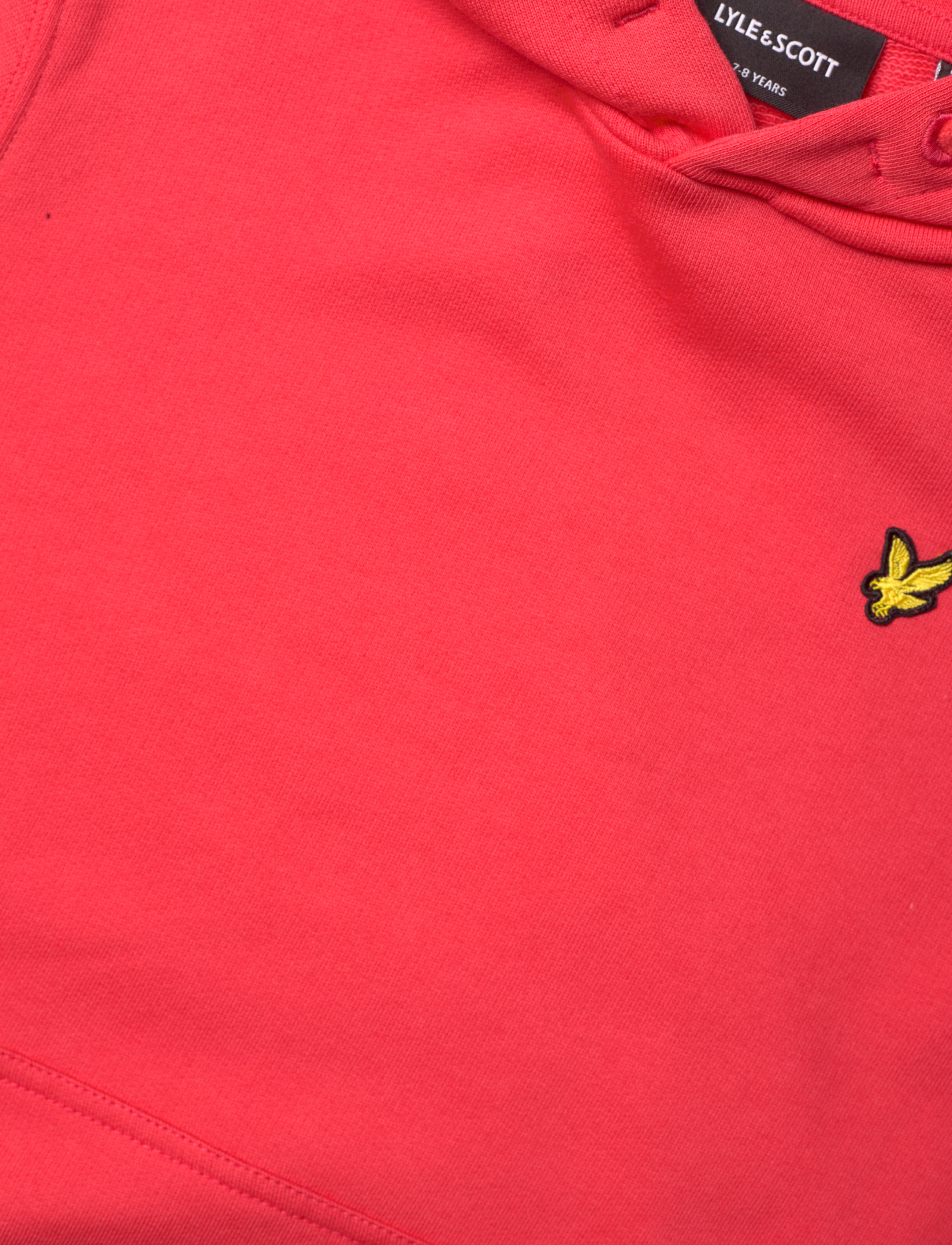 Lyle & Scott - Pullover Hoodie - huvtröjor - radical coral - 2