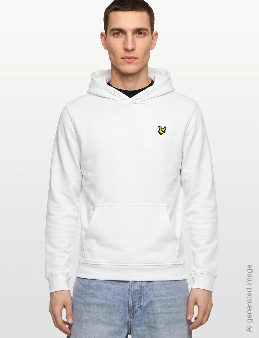 Lyle & Scott - Pullover Hoodie - kapuzenpullover - white - 3