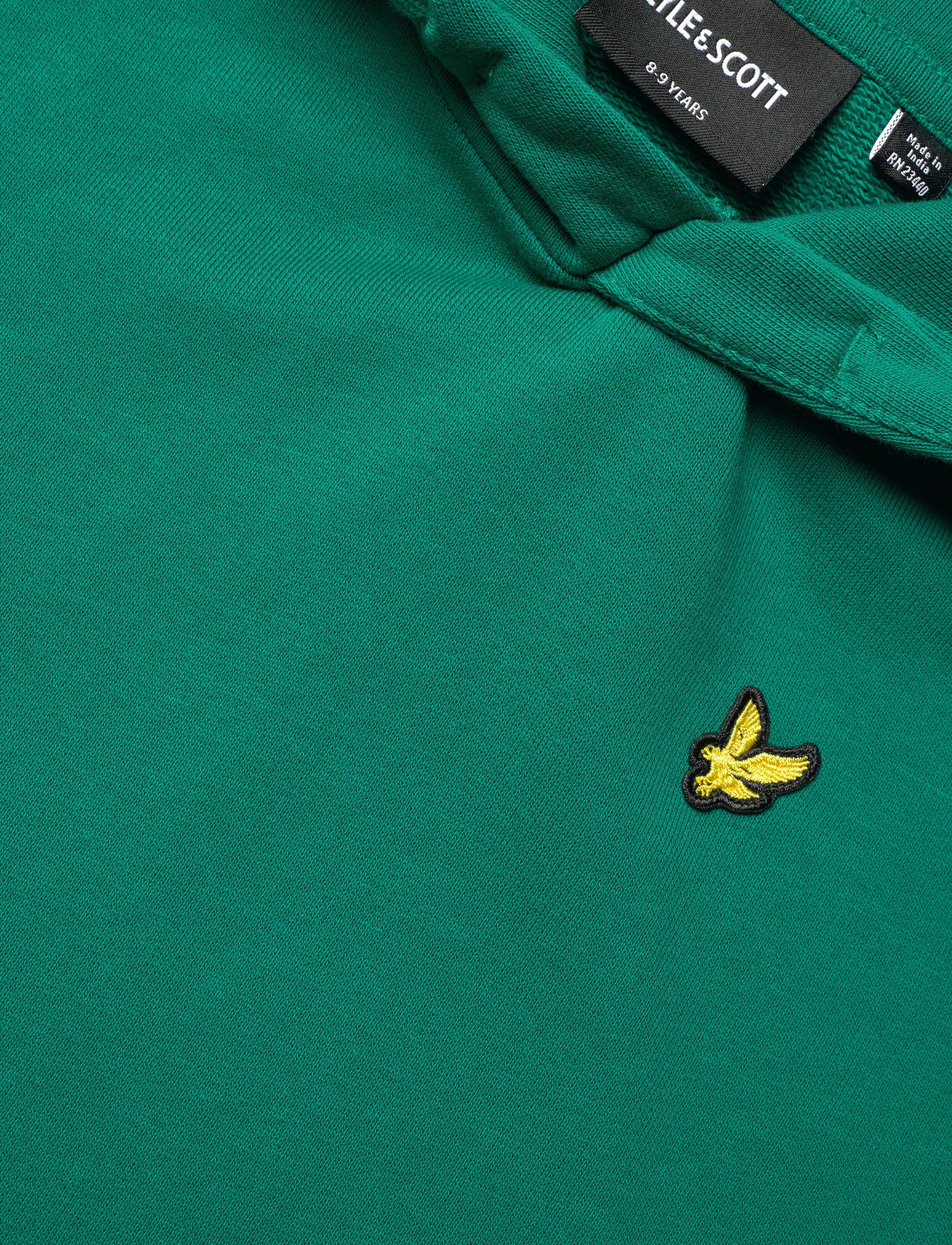 Lyle & Scott - Pullover Hoodie - huvtröjor - x154 court green - 2