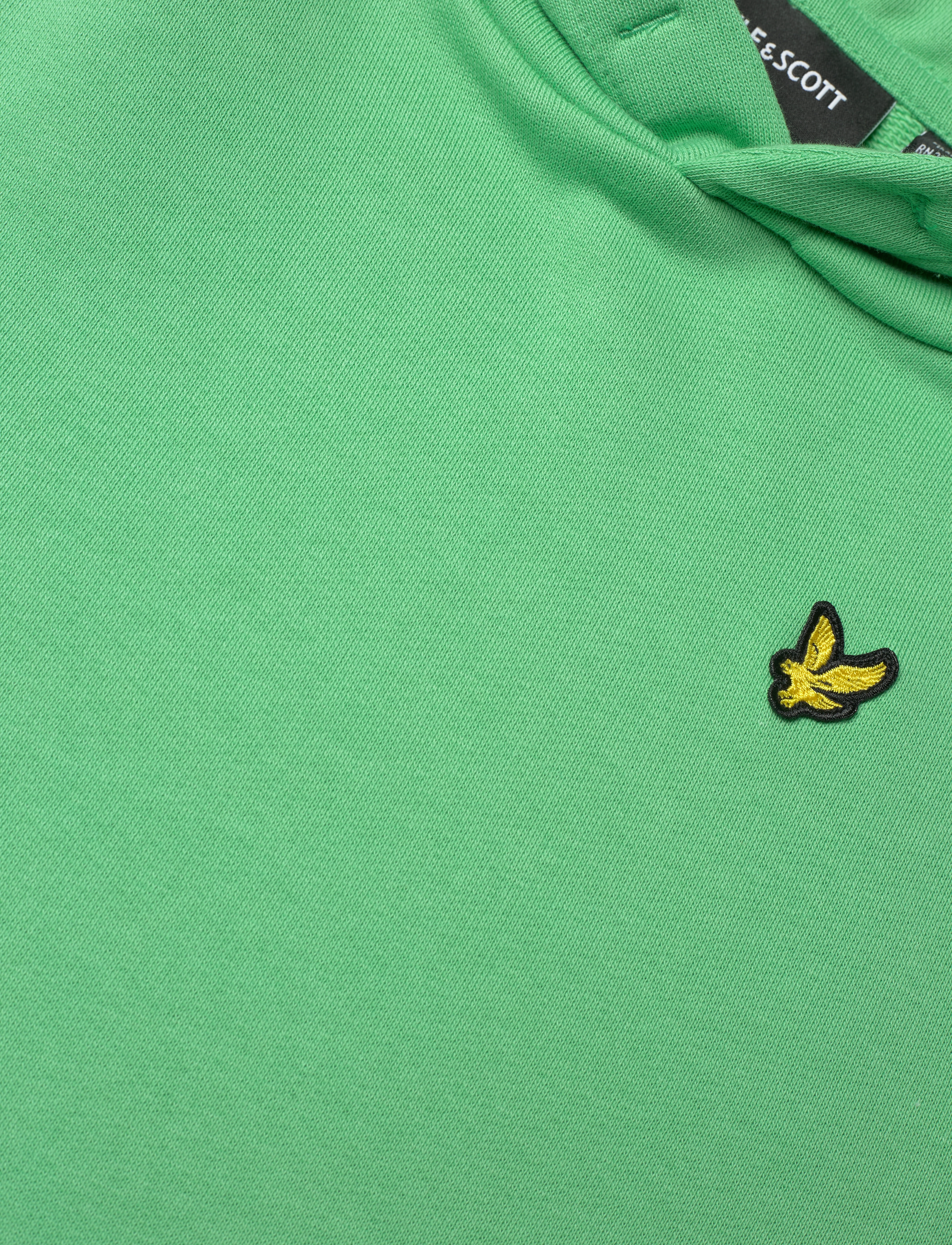 Lyle & Scott - Pullover Hoodie - huvtröjor - x156 lawn green - 2