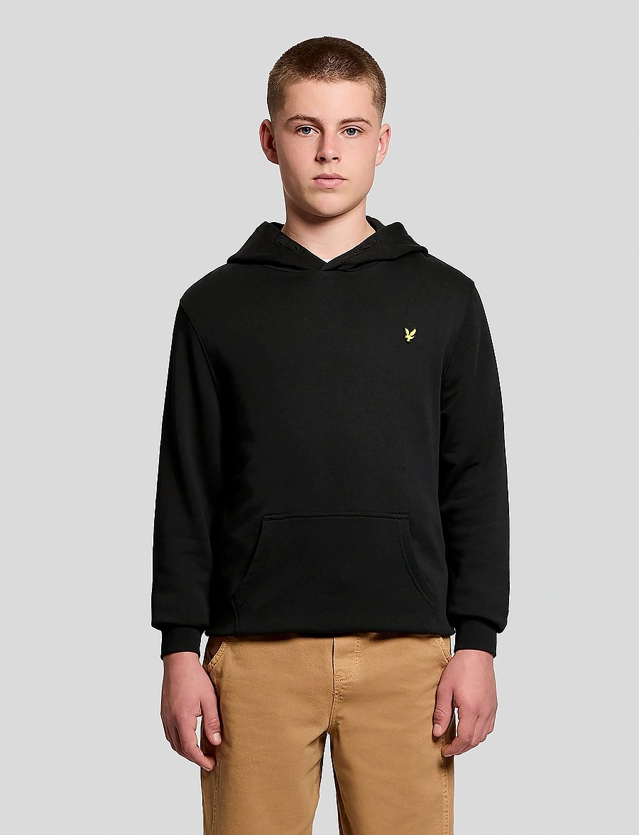 Lyle & Scott - Pullover Hoodie - kapuzenpullover - z865 jet black - 0