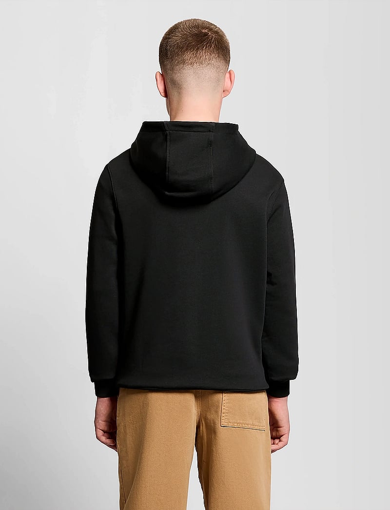 Lyle & Scott - Pullover Hoodie - hættetrøjer - z865 jet black - 4