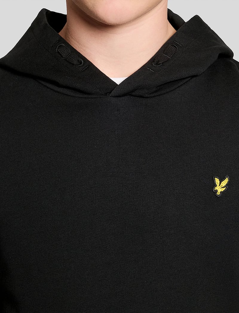 Lyle & Scott - Pullover Hoodie - hættetrøjer - z865 jet black - 5