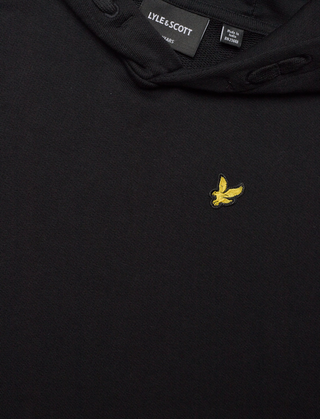 Lyle & Scott - Pullover Hoodie - hættetrøjer - z865 jet black - 4