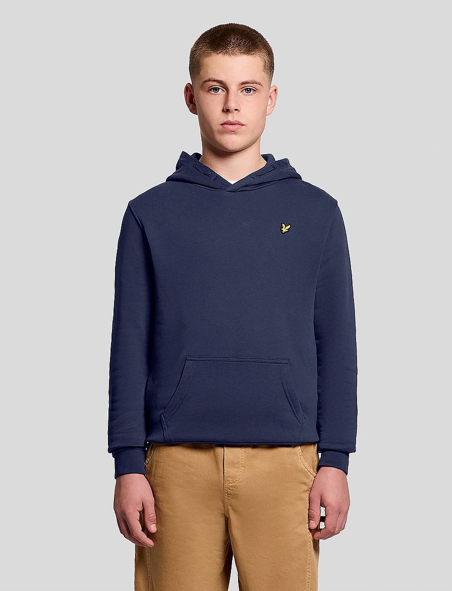 Lyle & Scott - Pullover Hoodie - huvtröjor - z99 navy - 0