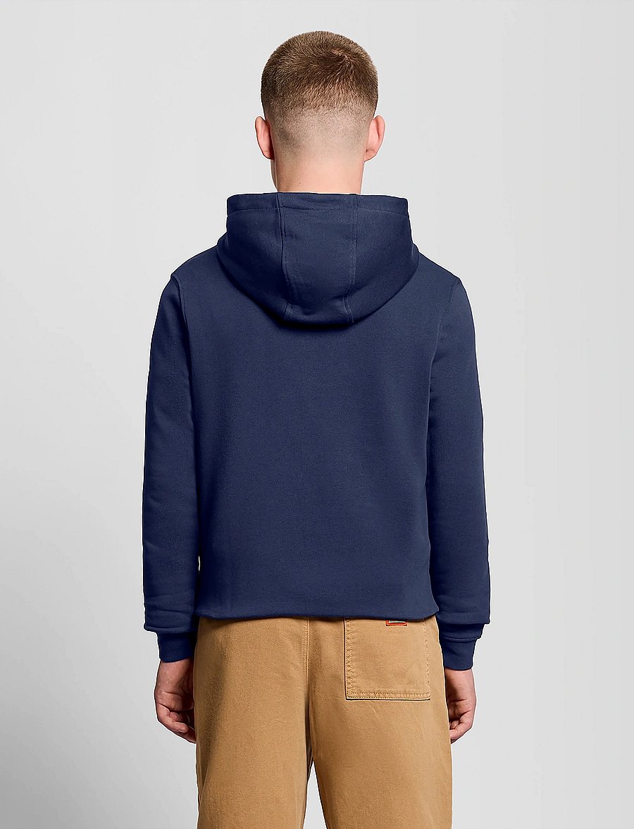 Lyle & Scott - Pullover Hoodie - huvtröjor - z99 navy - 4