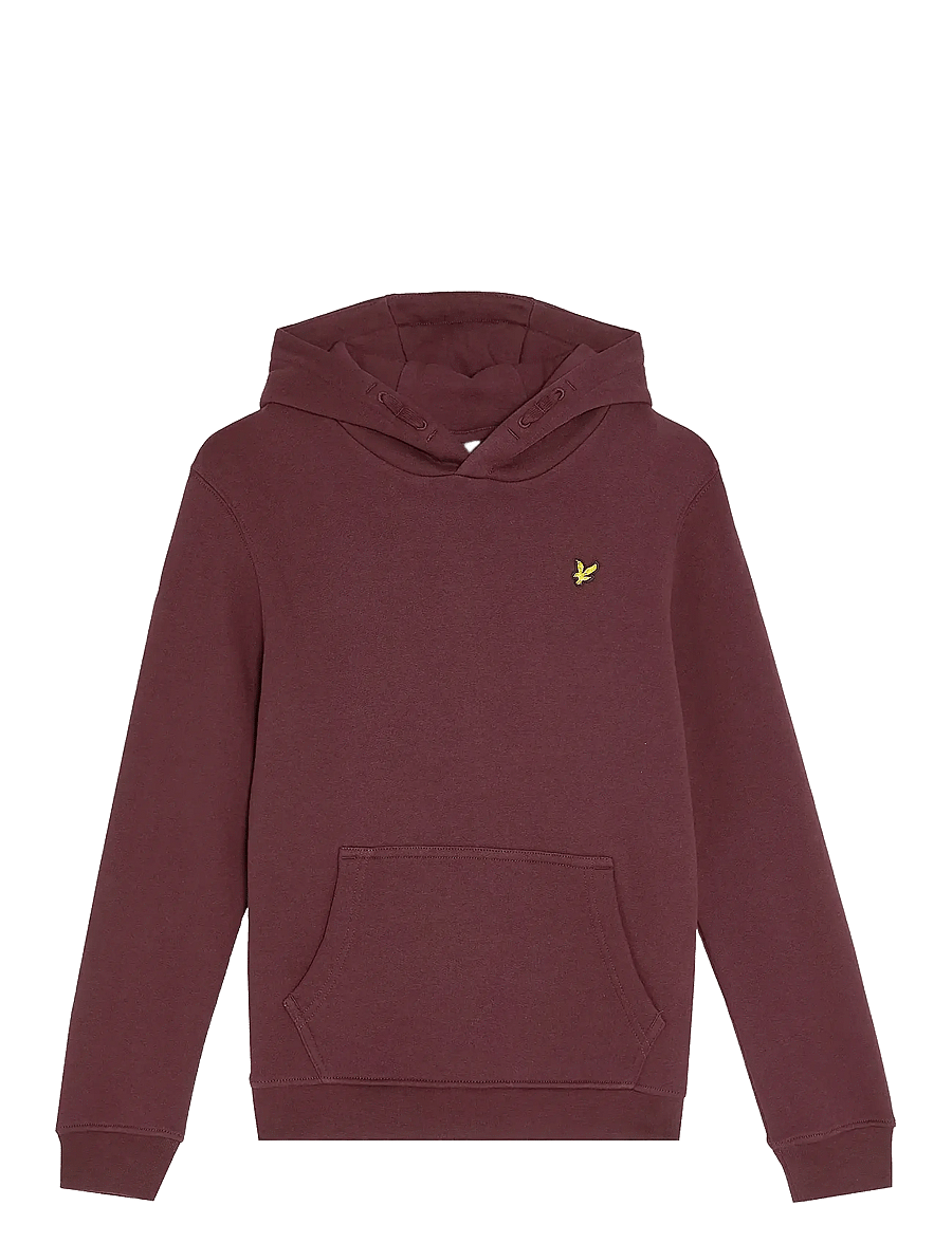 Lyle & Scott - Brush Back Pullover Hoodie - kapuzenpullover - burgundy - 1