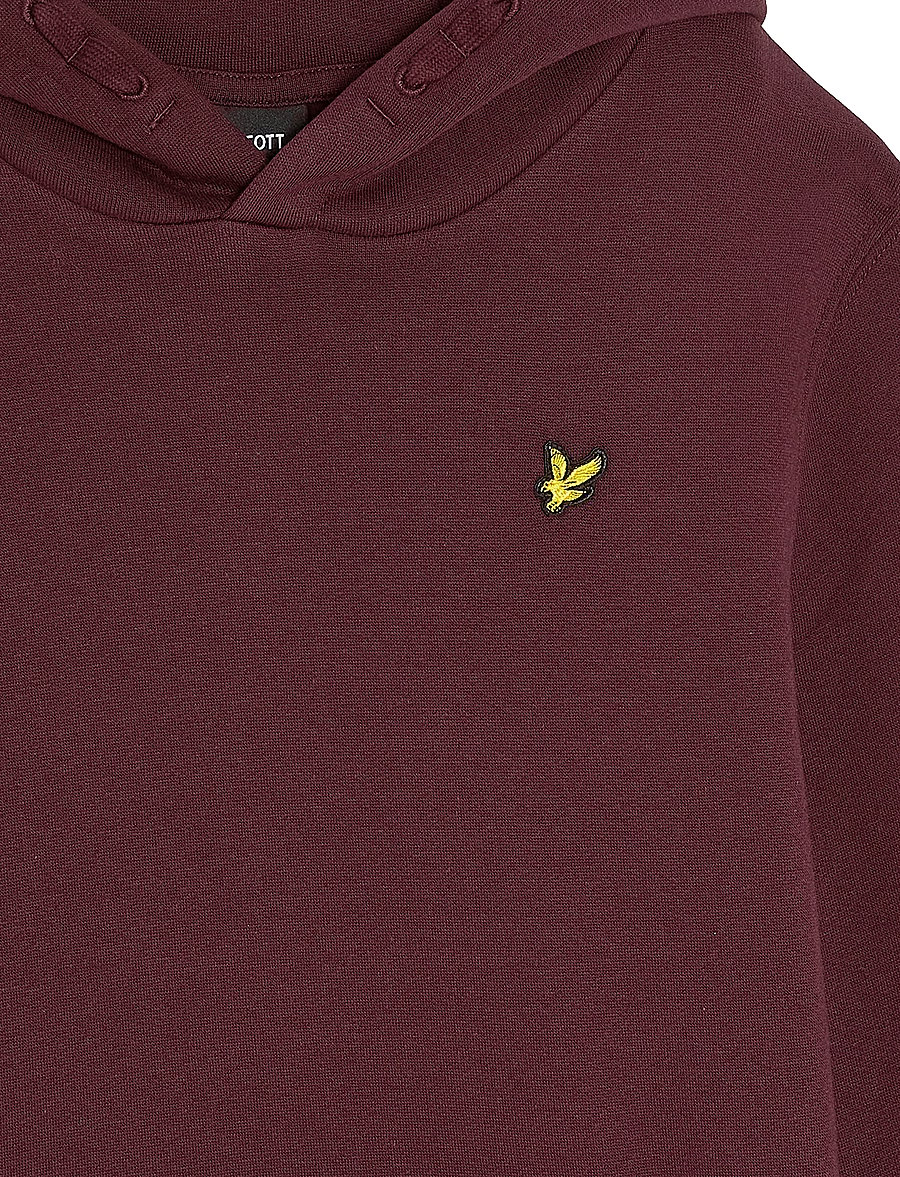 Lyle & Scott - Brush Back Pullover Hoodie - kapuzenpullover - burgundy - 5