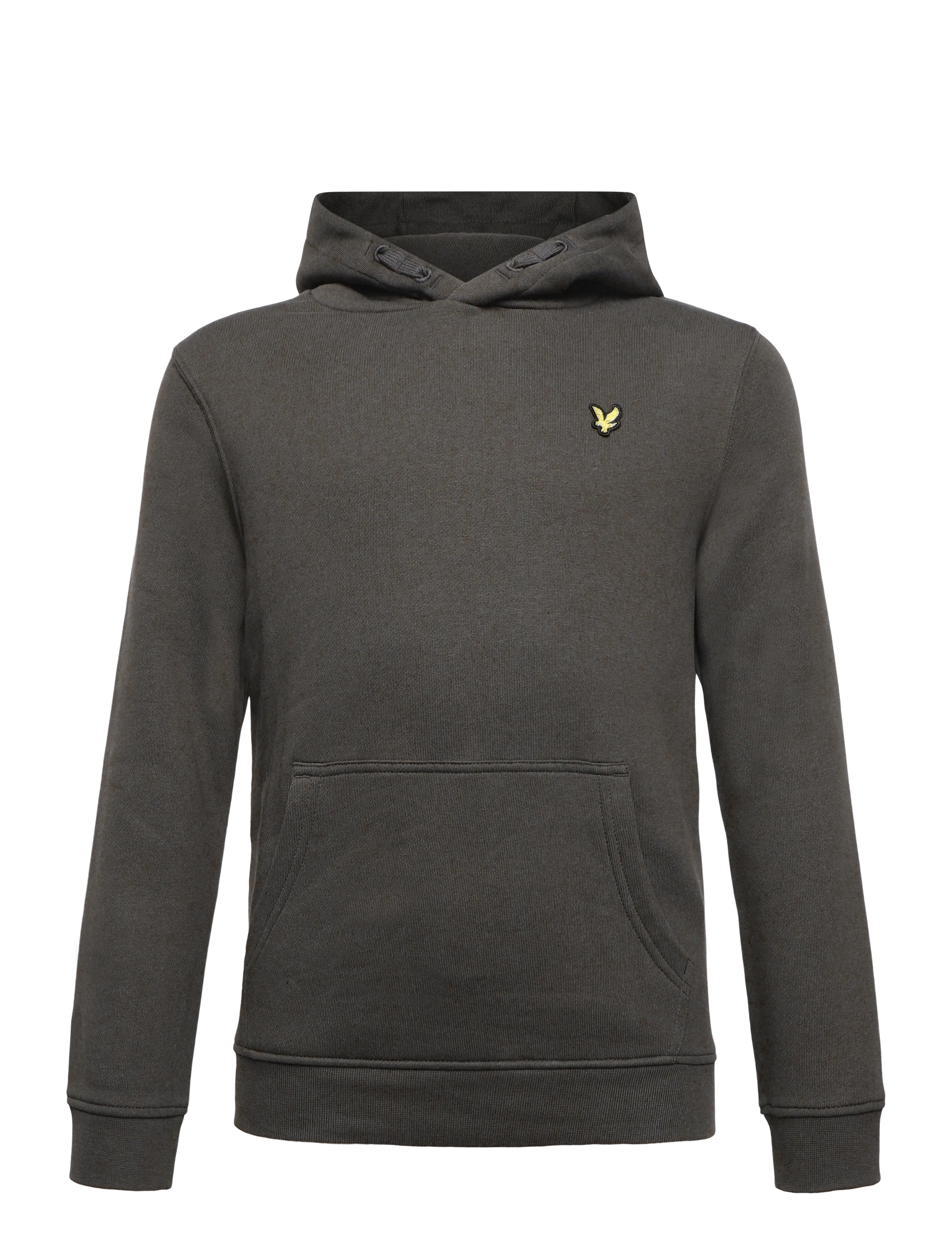 Lyle & Scott Brush Back Pullover Hoodie - Riided - GUNMETAL / grey