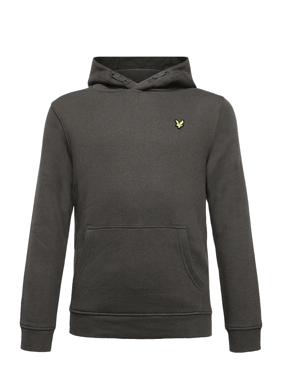 Lyle & Scott - Brush Back Pullover Hoodie - kapuutsiga pusad - gunmetal - 1