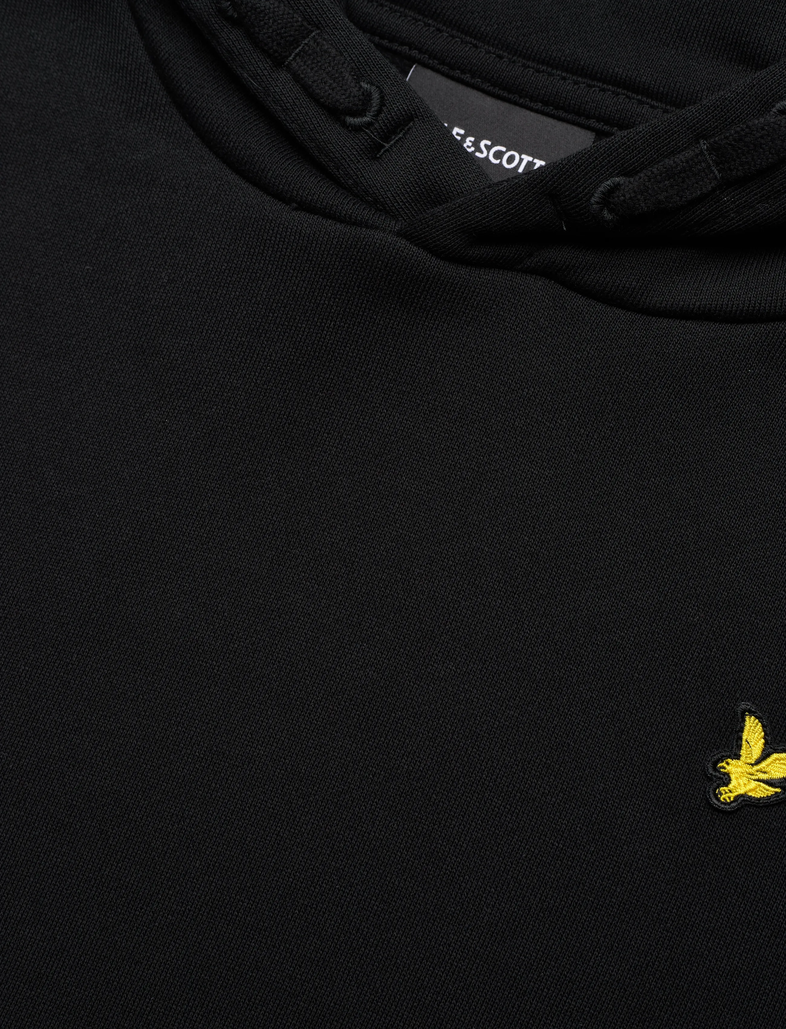 Lyle & Scott - Brush Back Pullover Hoodie - z865 jet black - 2