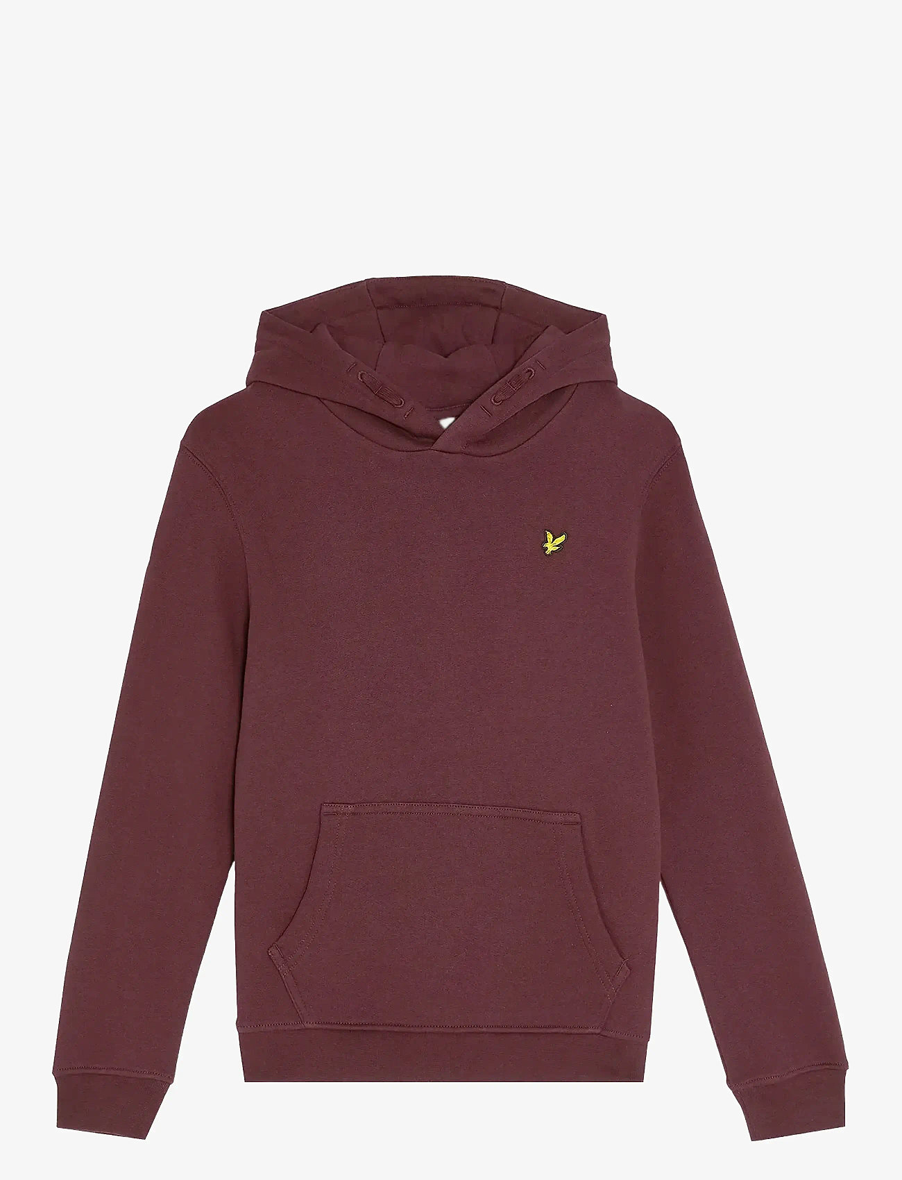 Lyle & Scott - Brush Back Pullover Hoodie - z562 burgundy - 0
