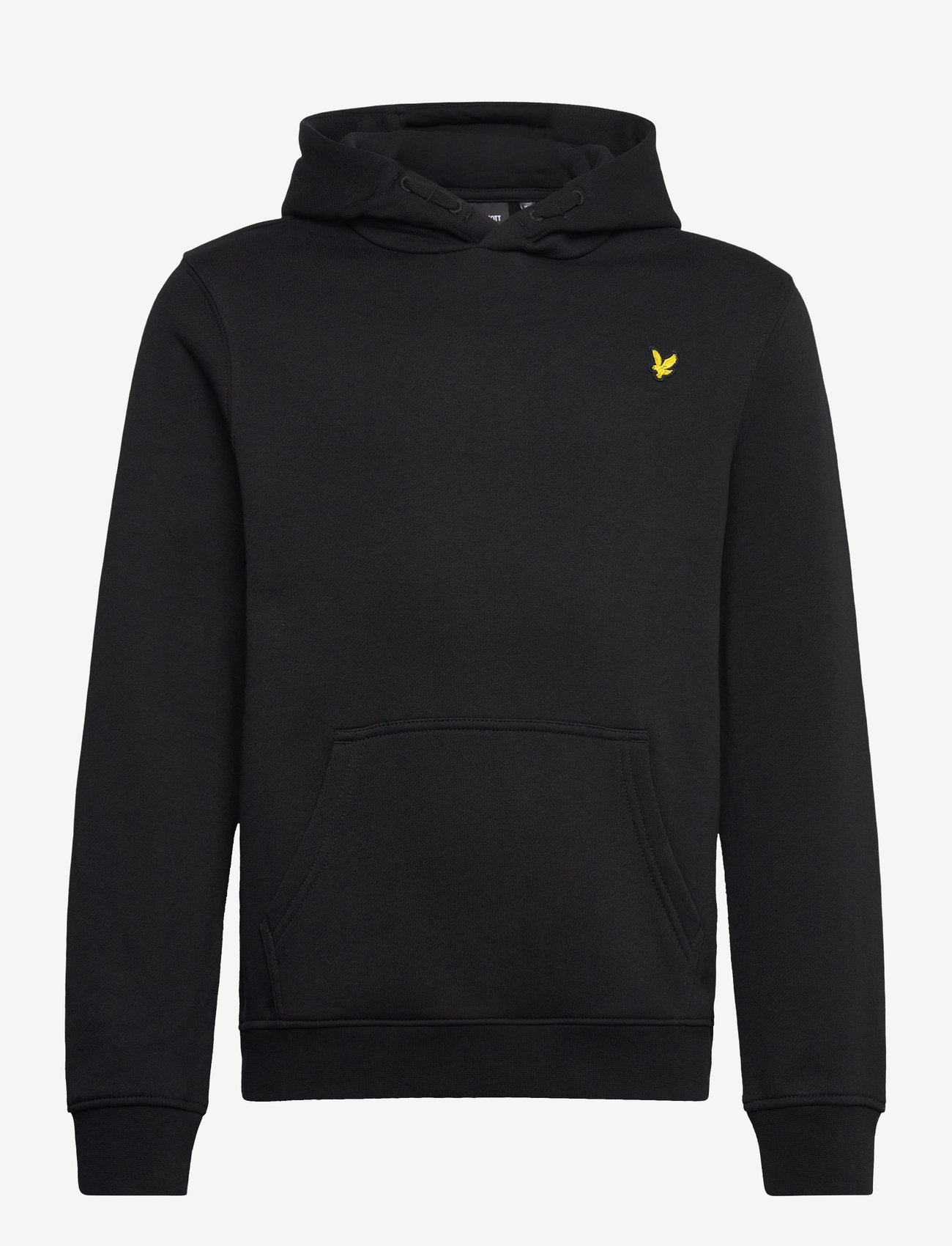 Lyle & Scott - Brush Back Pullover Hoodie - z865 jet black - 0