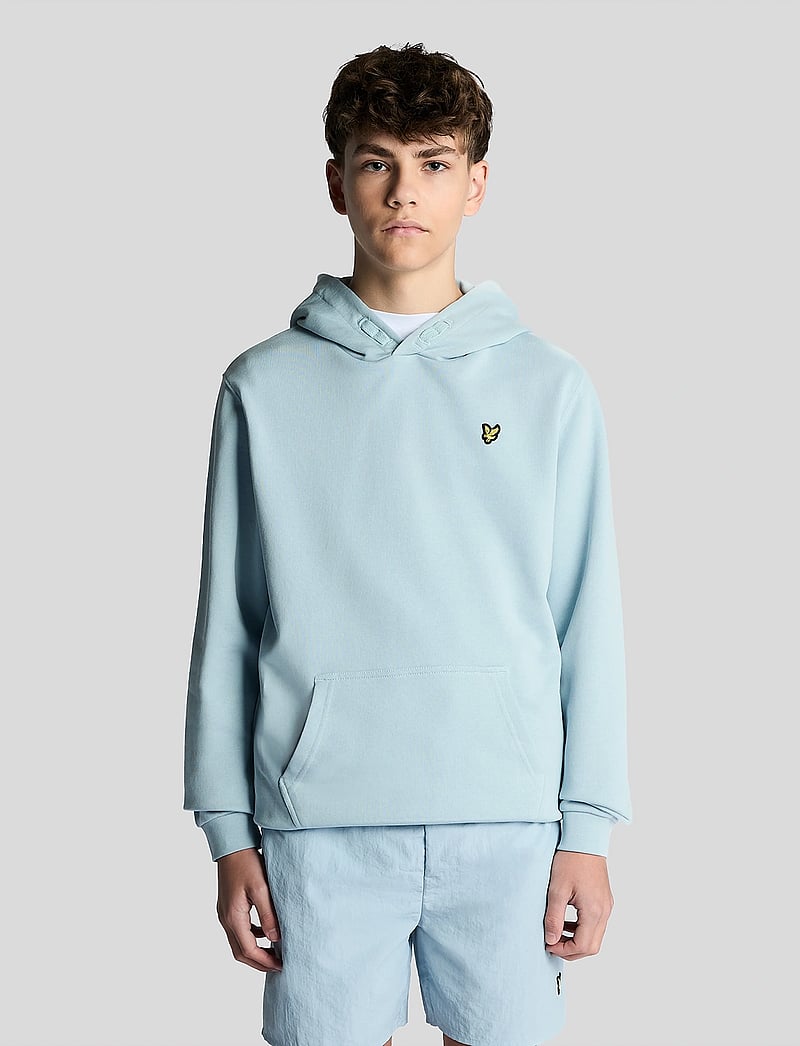 Lyle & Scott - Pullover Hoodie - hoodies - w596 opal blue - 0