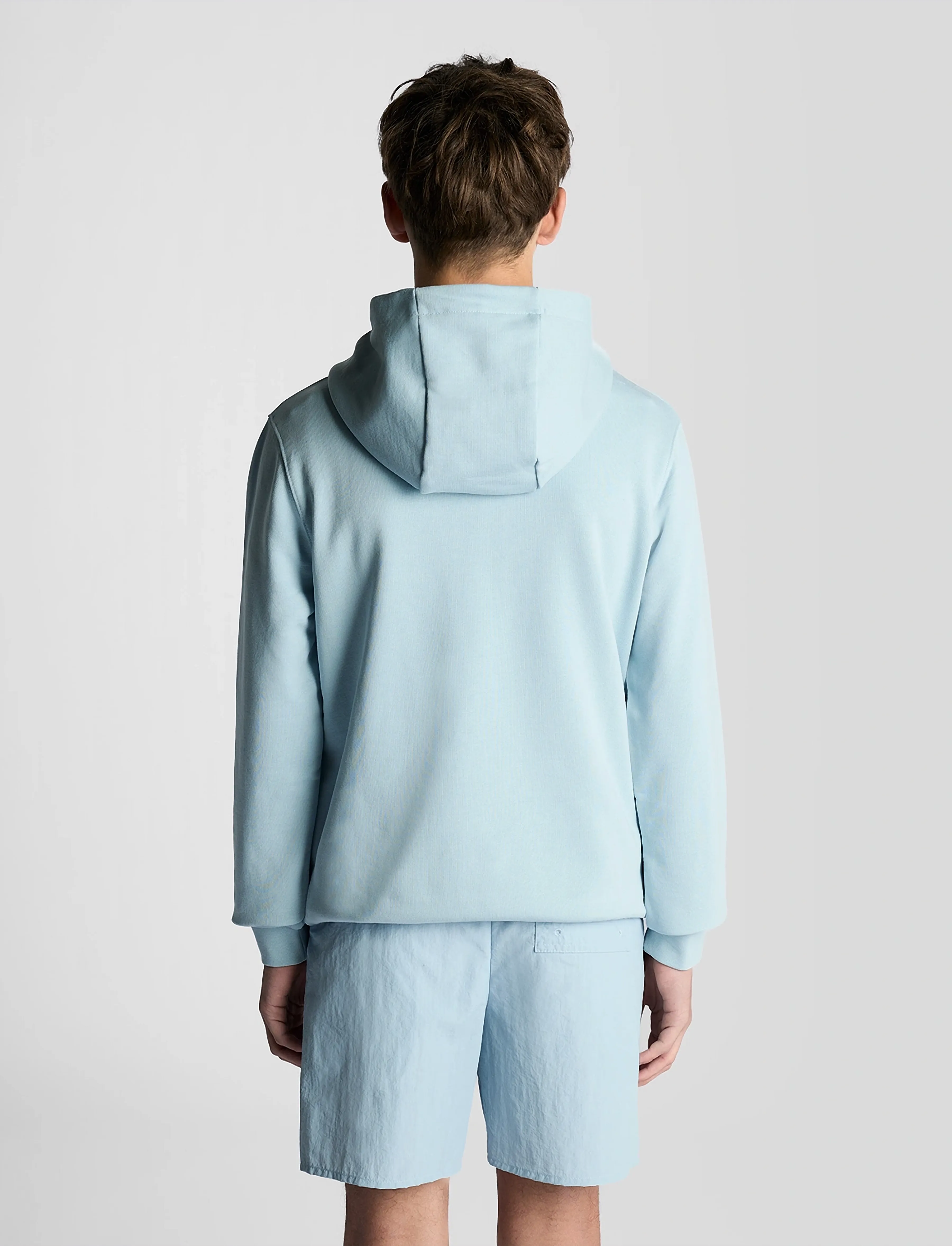 Lyle & Scott - Pullover Hoodie - huvtröjor - w596 opal blue - 4