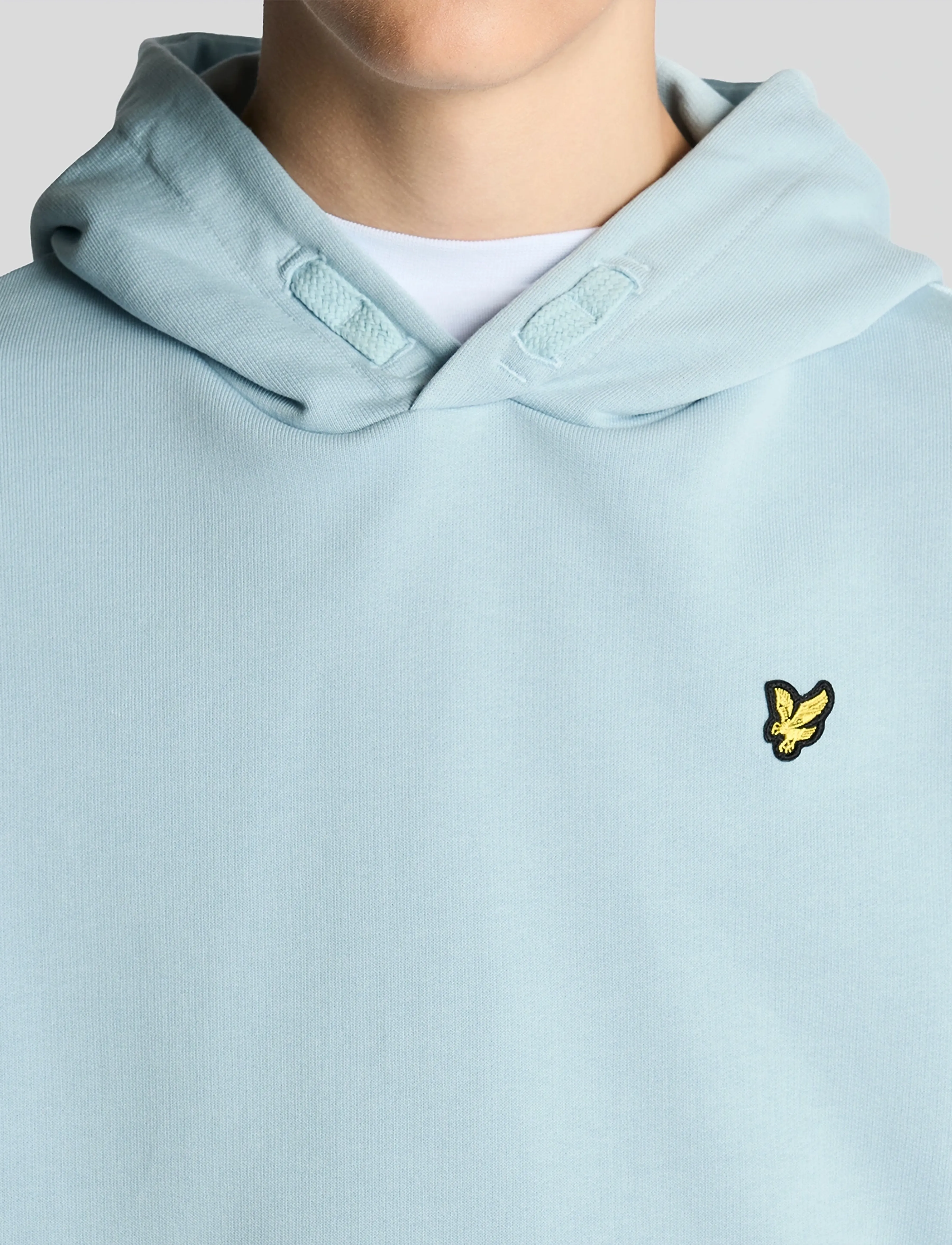 Lyle & Scott - Pullover Hoodie - huvtröjor - w596 opal blue - 5