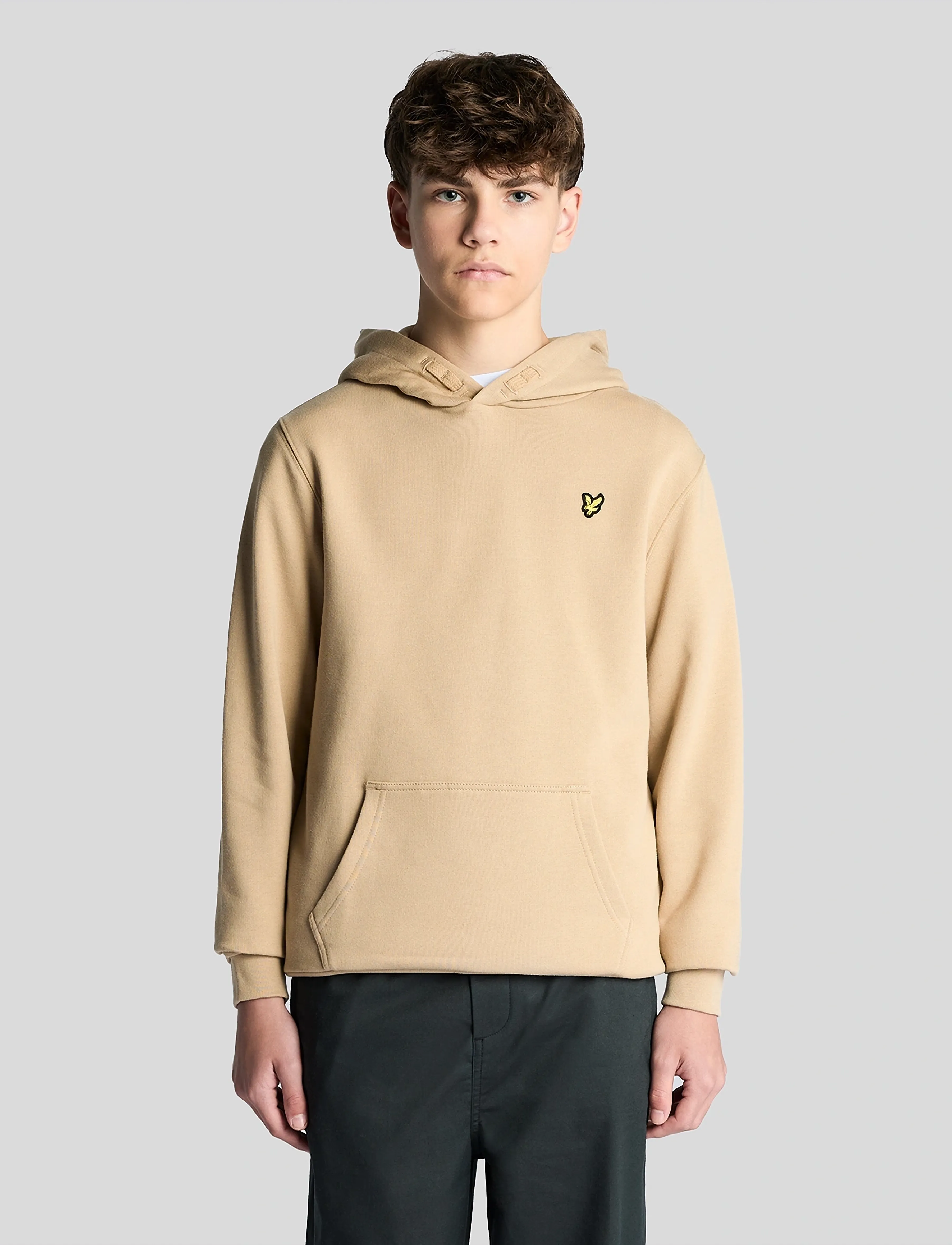 Lyle & Scott Pullover Hoodie - Hoodies - X37 DARK SAND / beige