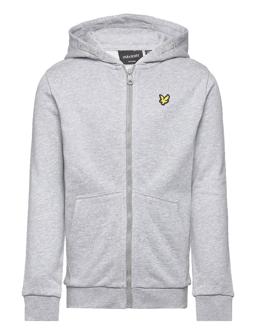 Lyle & Scott - Zip Through Hoodie - kapuzenpullover - d24 light grey marl - 1