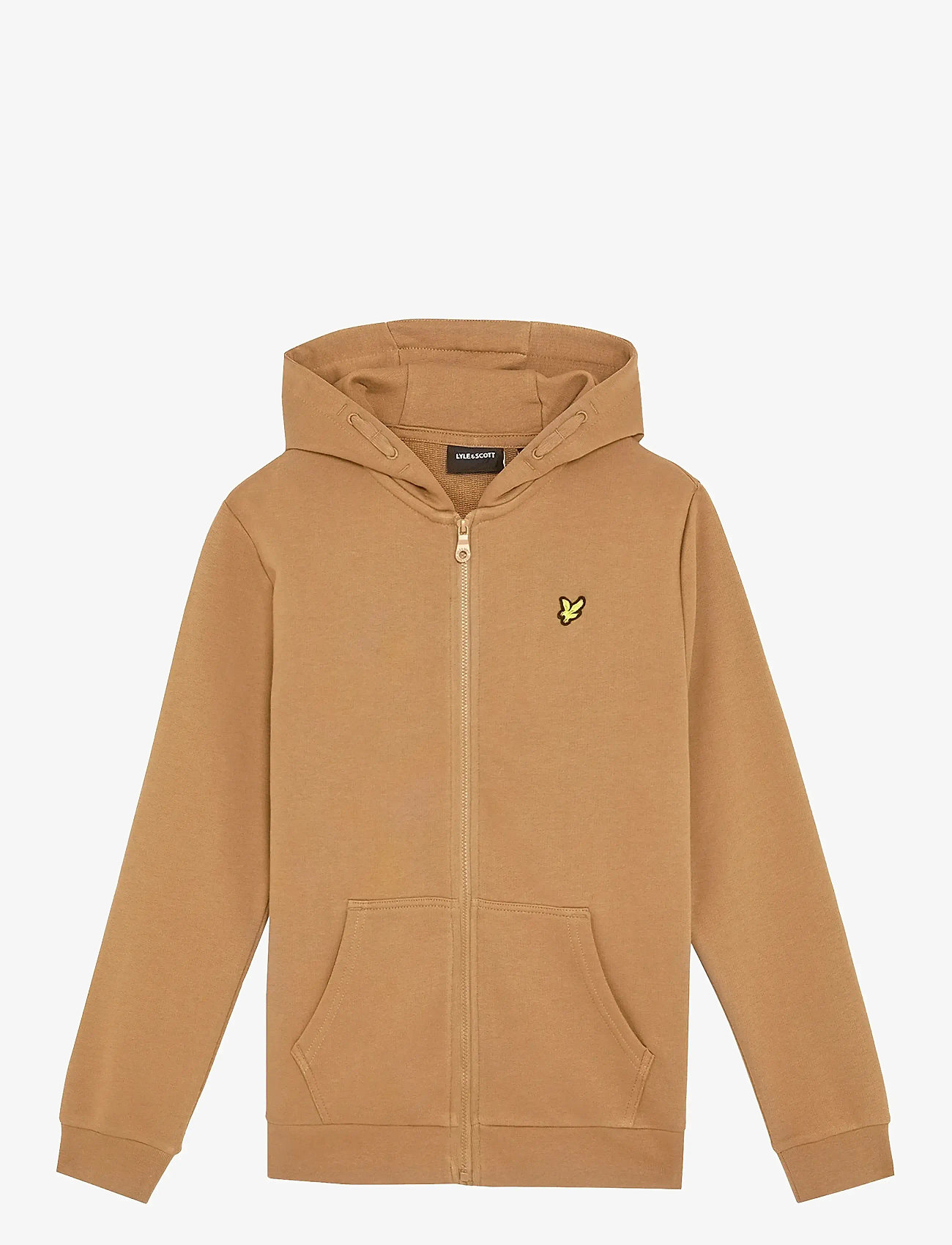 Lyle & Scott - Zip Through Hoodie - kapuutsiga dressipluusid - tigers eye - 0