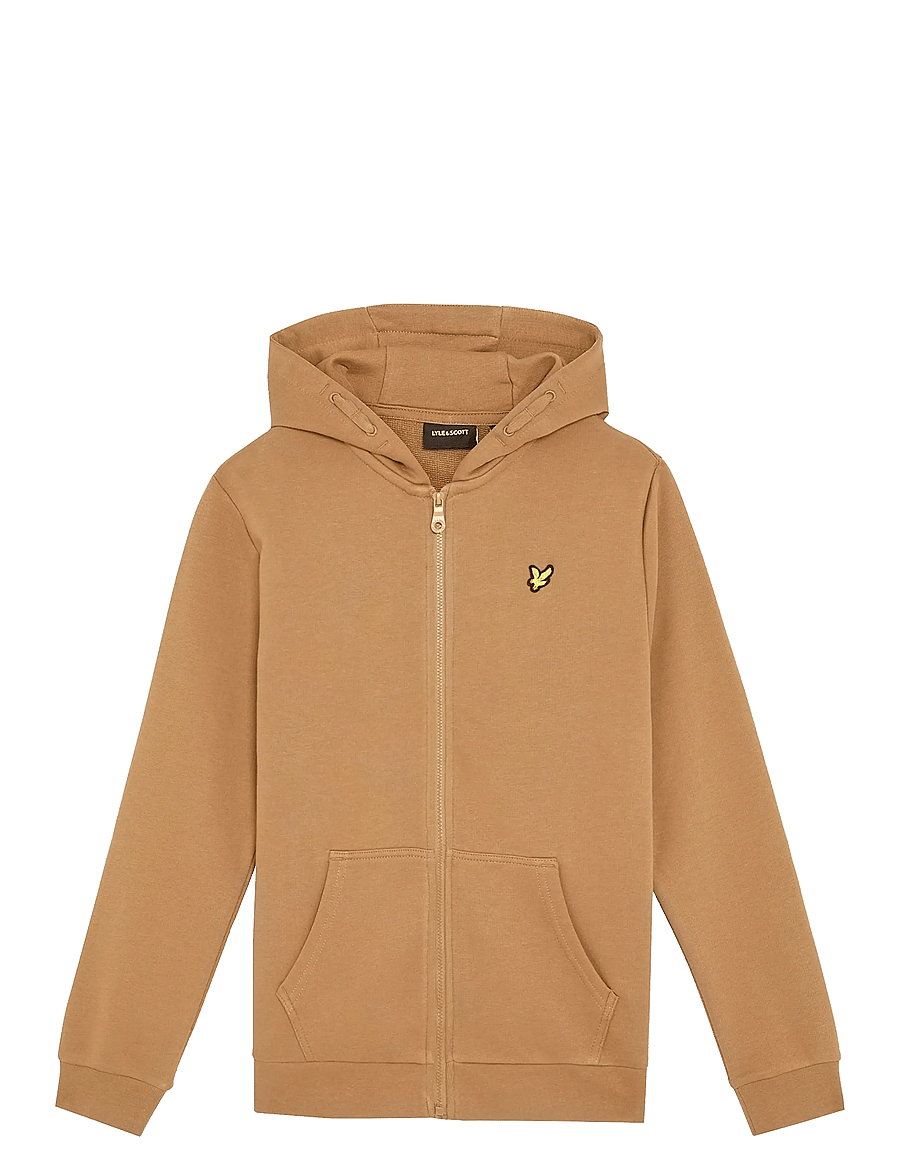 Lyle & Scott - Zip Through Hoodie - džemperi ar kapuci - tigers eye - 0