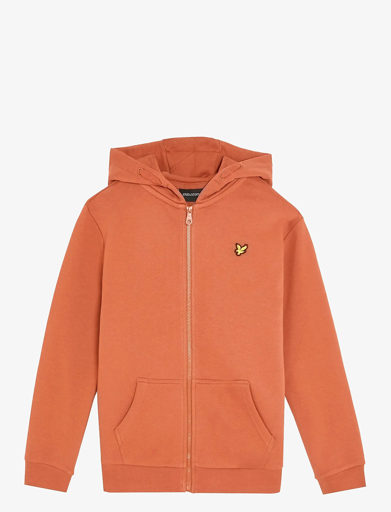 Lyle & Scott - Zip Through Hoodie - kapuzenpullover - x850 brick - 0