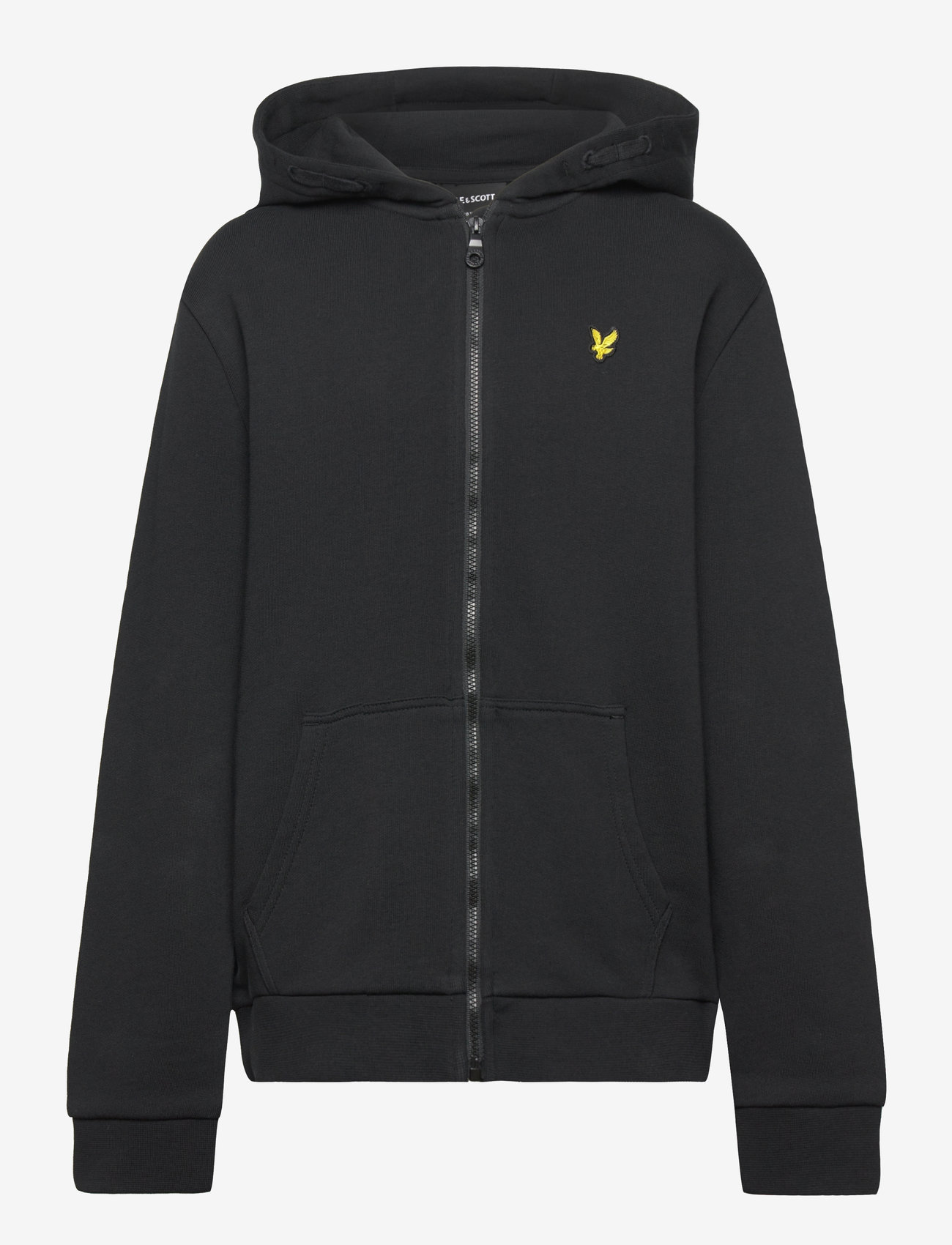 Lyle & Scott - Zip Through Hoodie - kapuutsiga dressipluusid - z865 jet black - 0