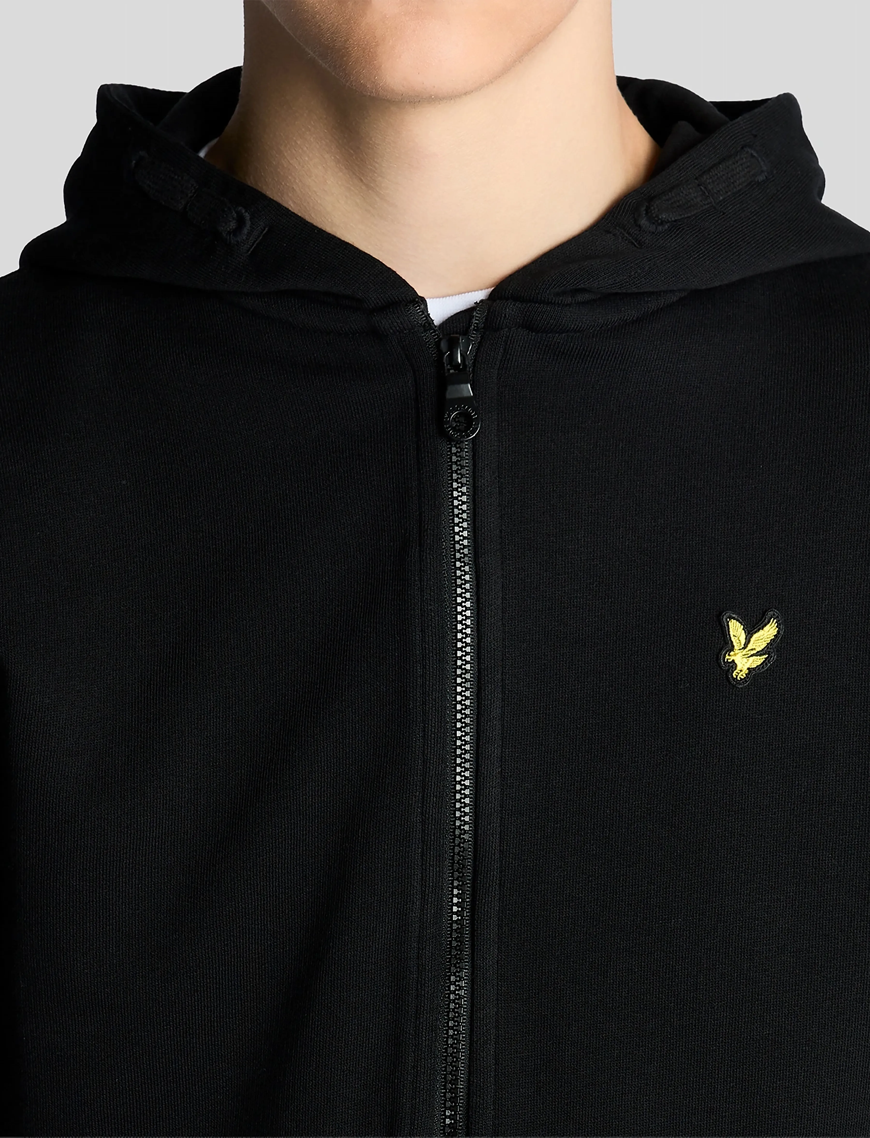 Lyle & Scott - Zip Through Hoodie - hoodies - z865 jet black - 5