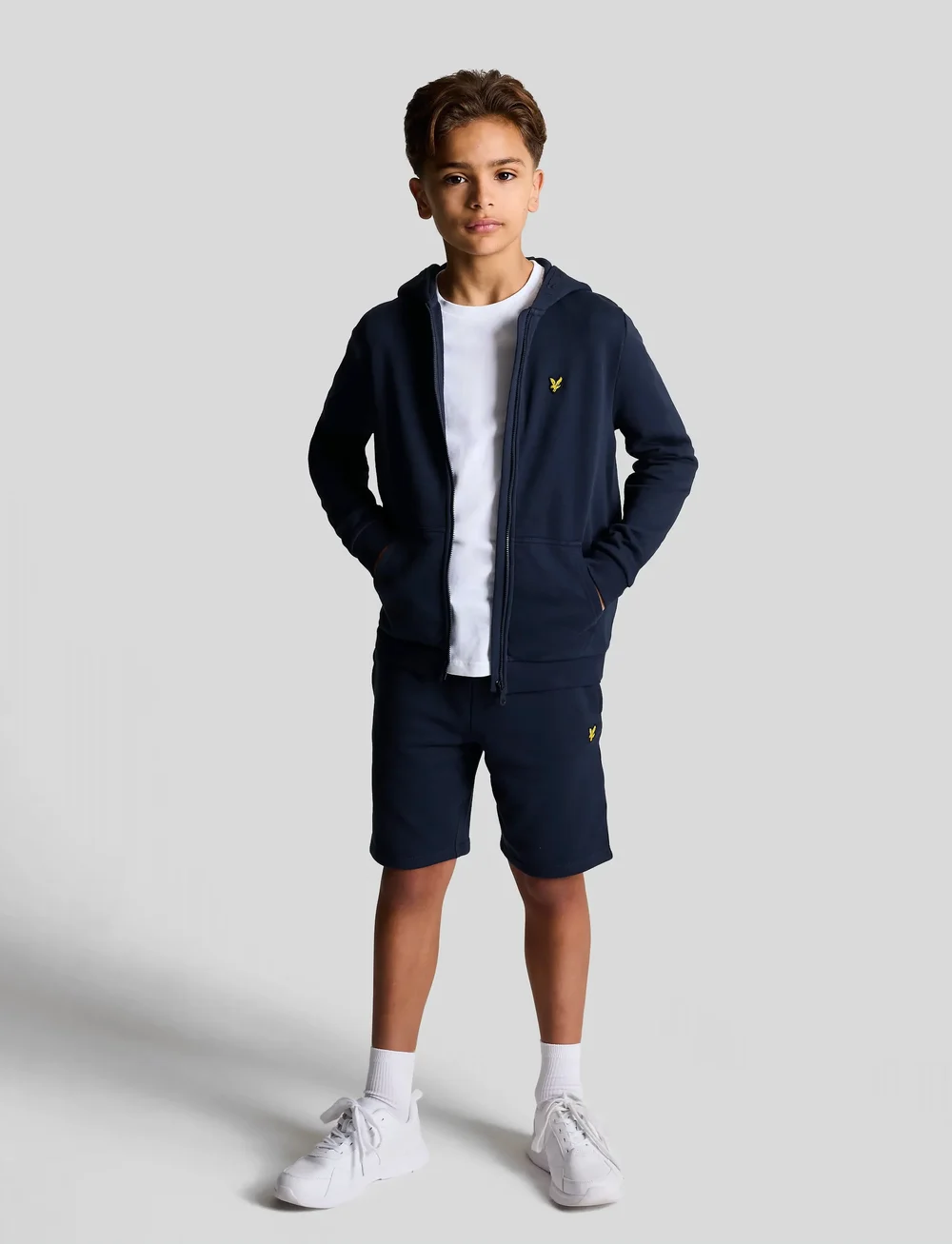 Lyle & Scott - Zip Through Hoodie - kapuzenpullover - z99 navy - 0
