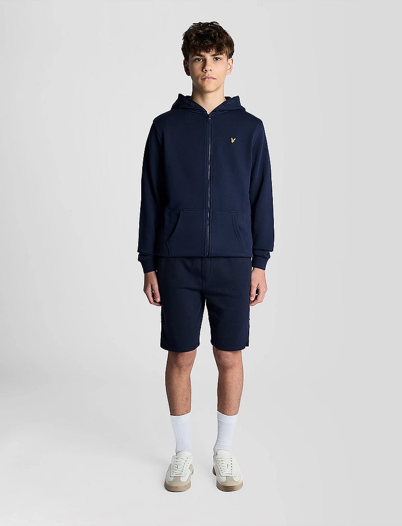 Lyle & Scott - Zip Through Hoodie - huvtröjor - z99 navy - 3