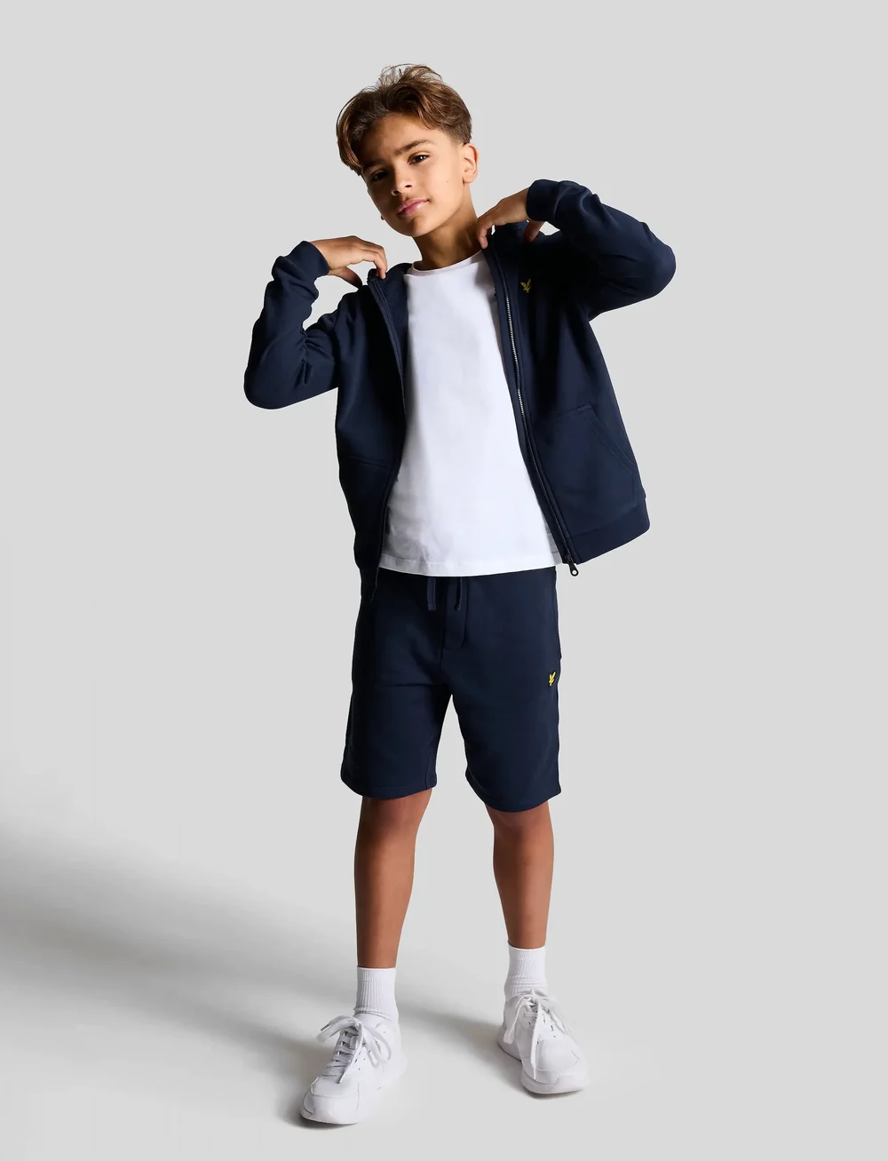 Lyle & Scott - Zip Through Hoodie - kapuzenpullover - z99 navy - 3