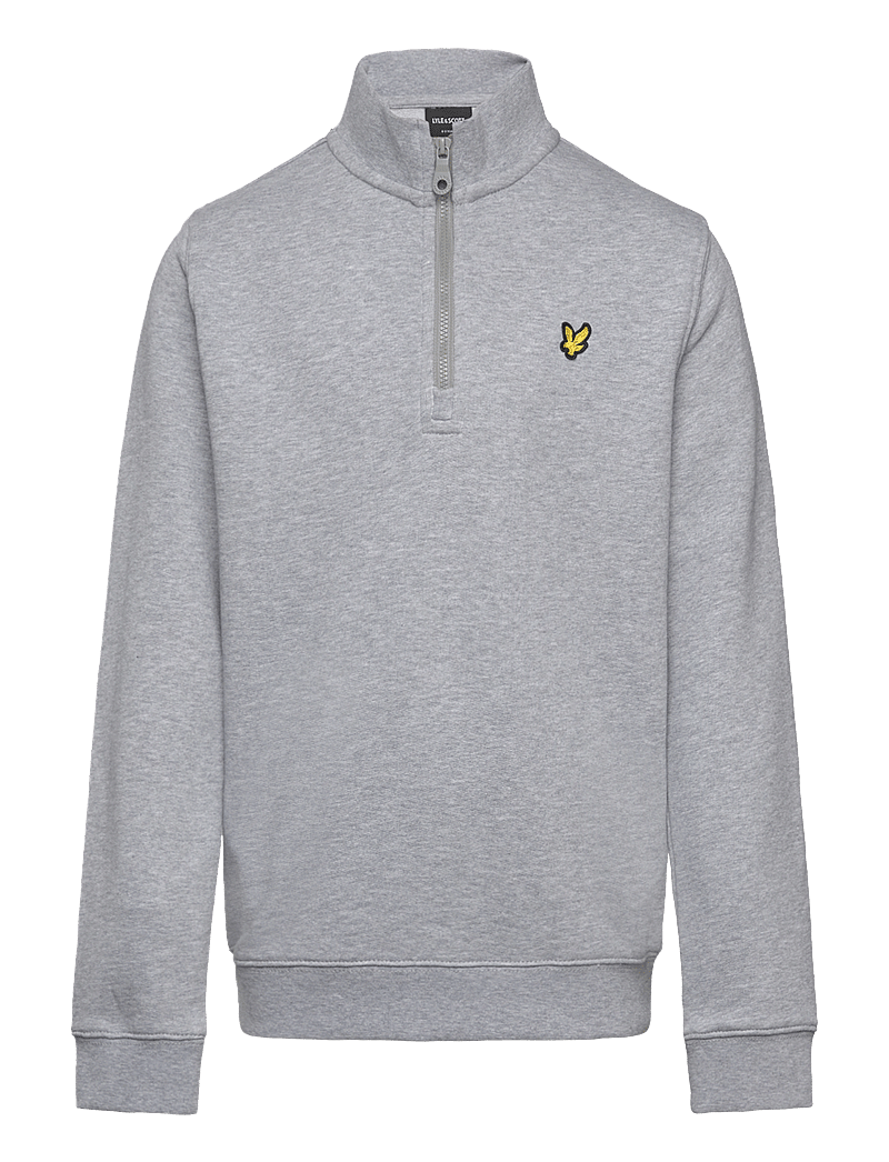 Lyle & Scott - Quarter Zip Pullover - sweatshirts - d24 light grey marl - 1