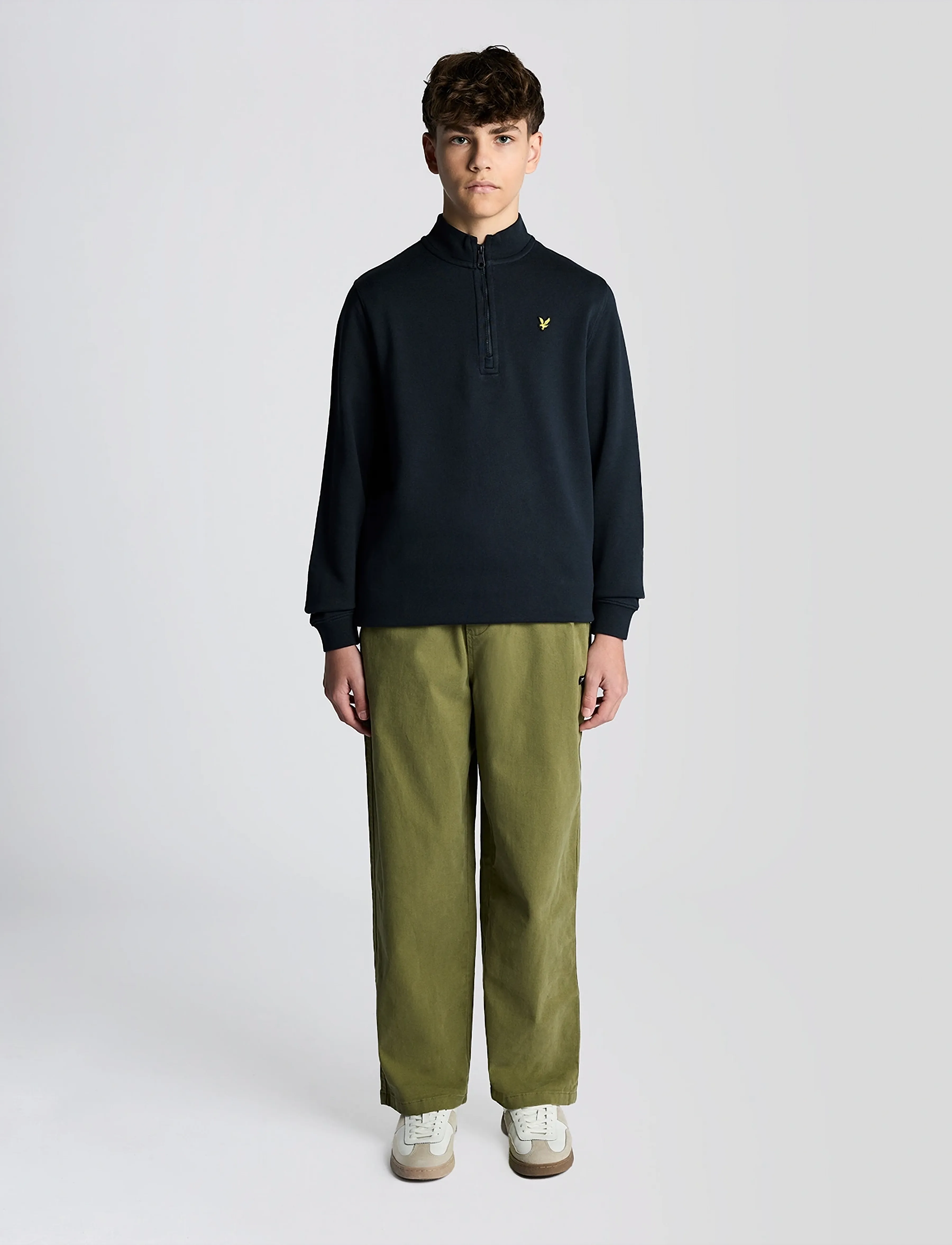 Lyle & Scott - Quarter Zip Pullover - sweatshirts - dark navy - 3