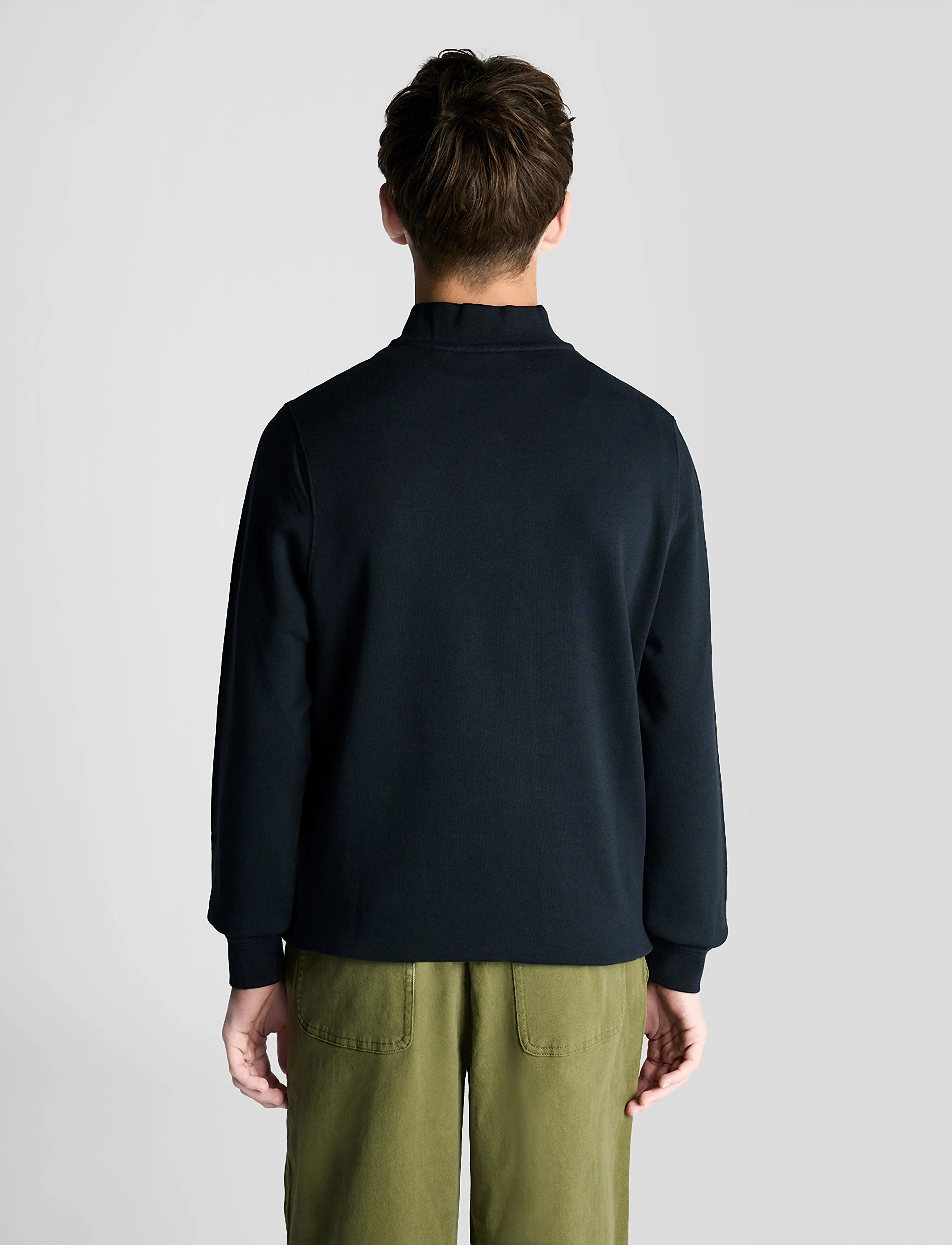 Lyle & Scott - Quarter Zip Pullover - sweatshirts - dark navy - 4