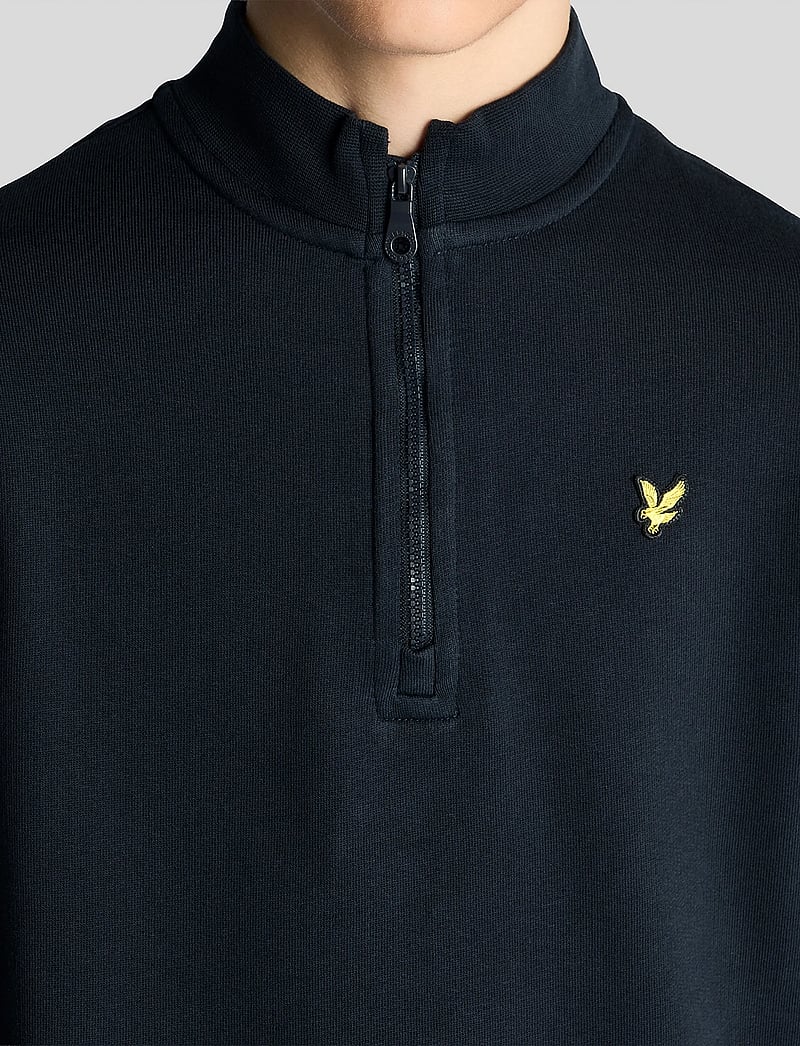 Lyle & Scott - Quarter Zip Pullover - sweatshirts - dark navy - 5