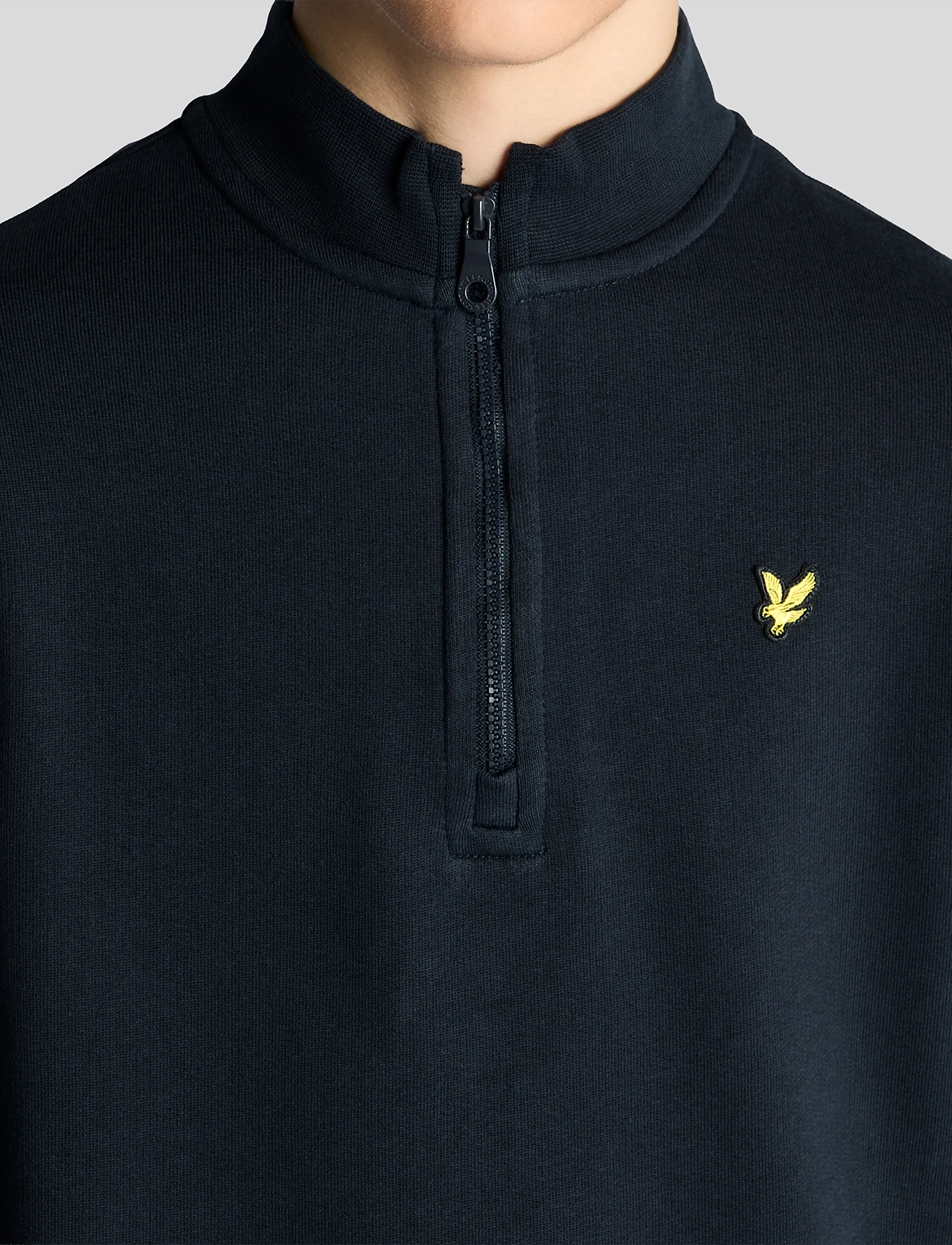 Lyle & Scott - Quarter Zip Pullover - sweatshirts - dark navy - 5