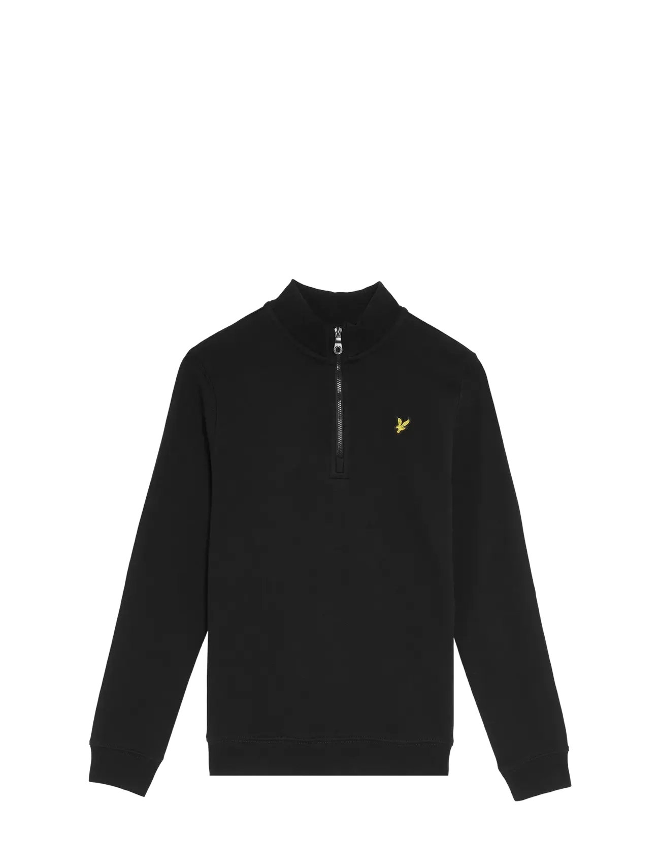 Lyle & Scott Quarter Zip Pullover - Överdelar - JET BLACK / black