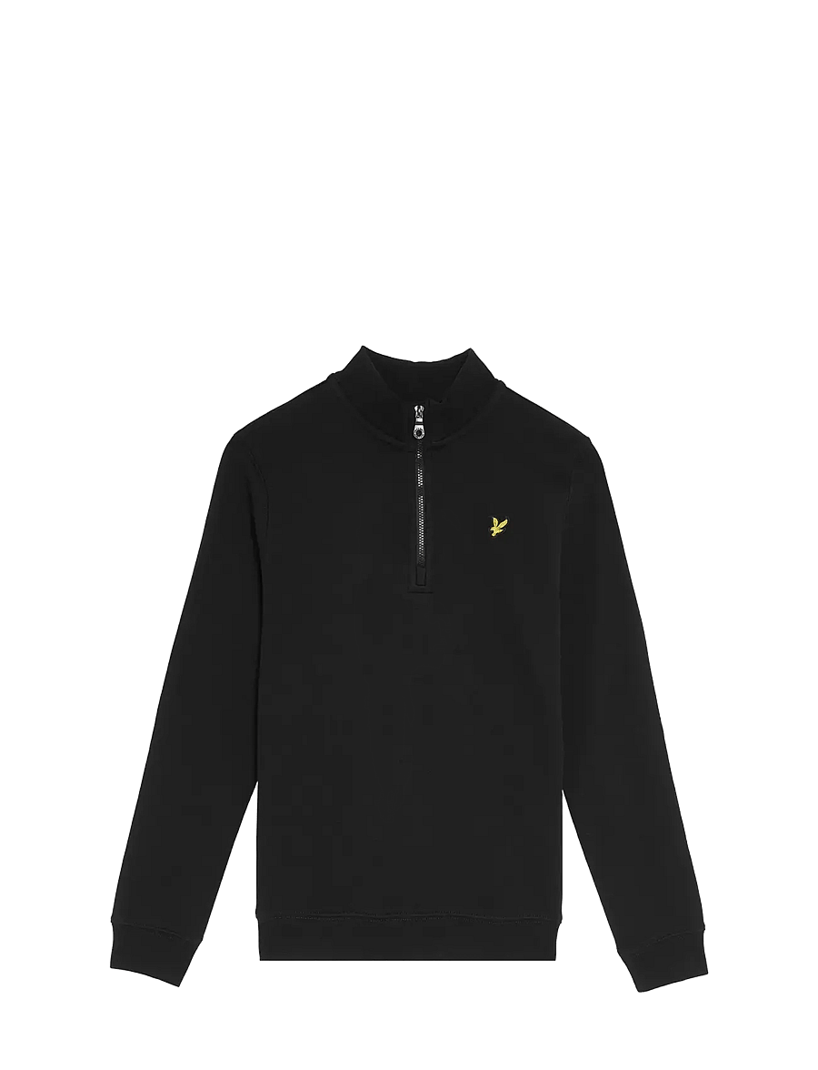 Lyle & Scott - Quarter Zip Pullover - sweatshirts - jet black - 1