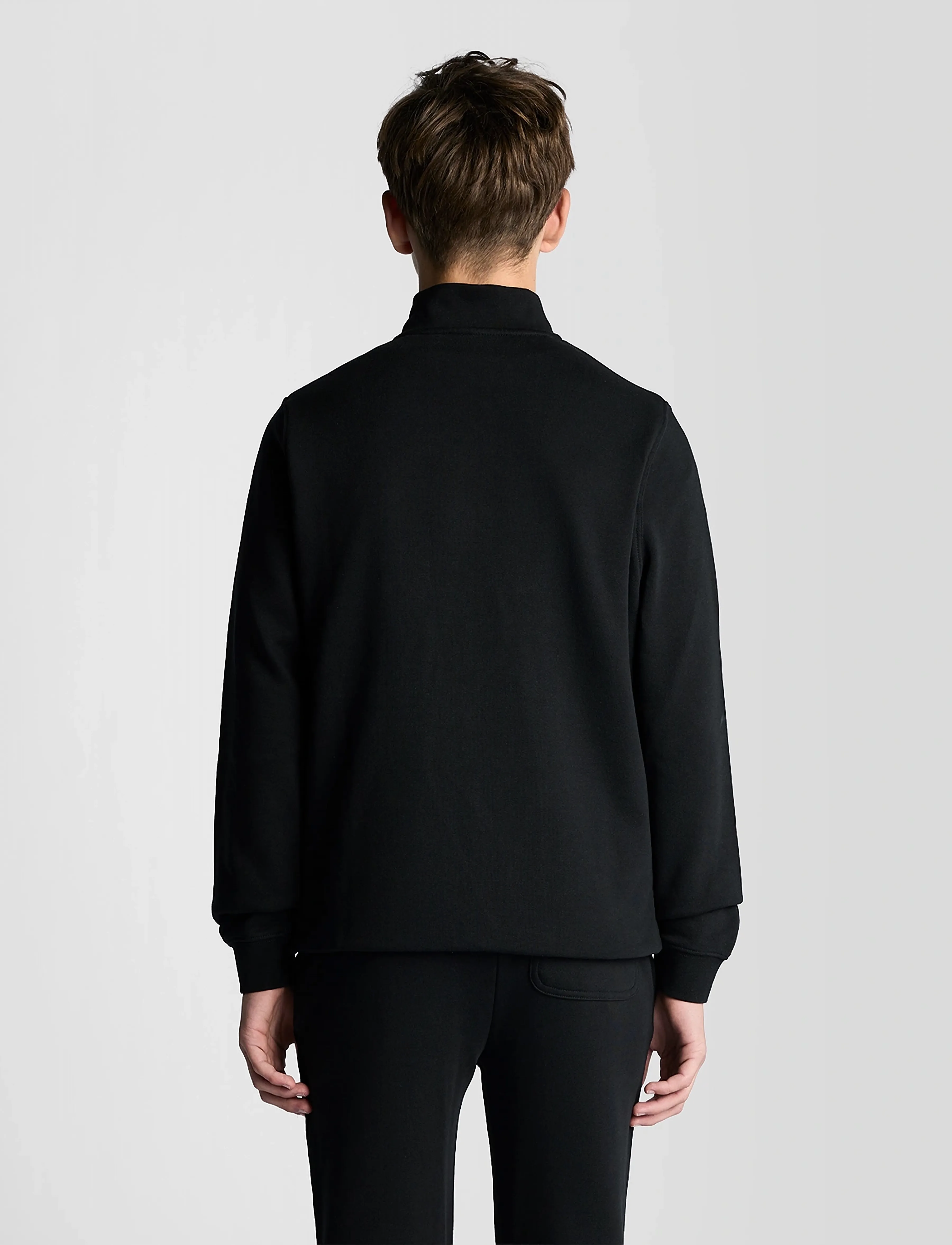 Lyle & Scott - Quarter Zip Pullover - sweatshirts - jet black - 2