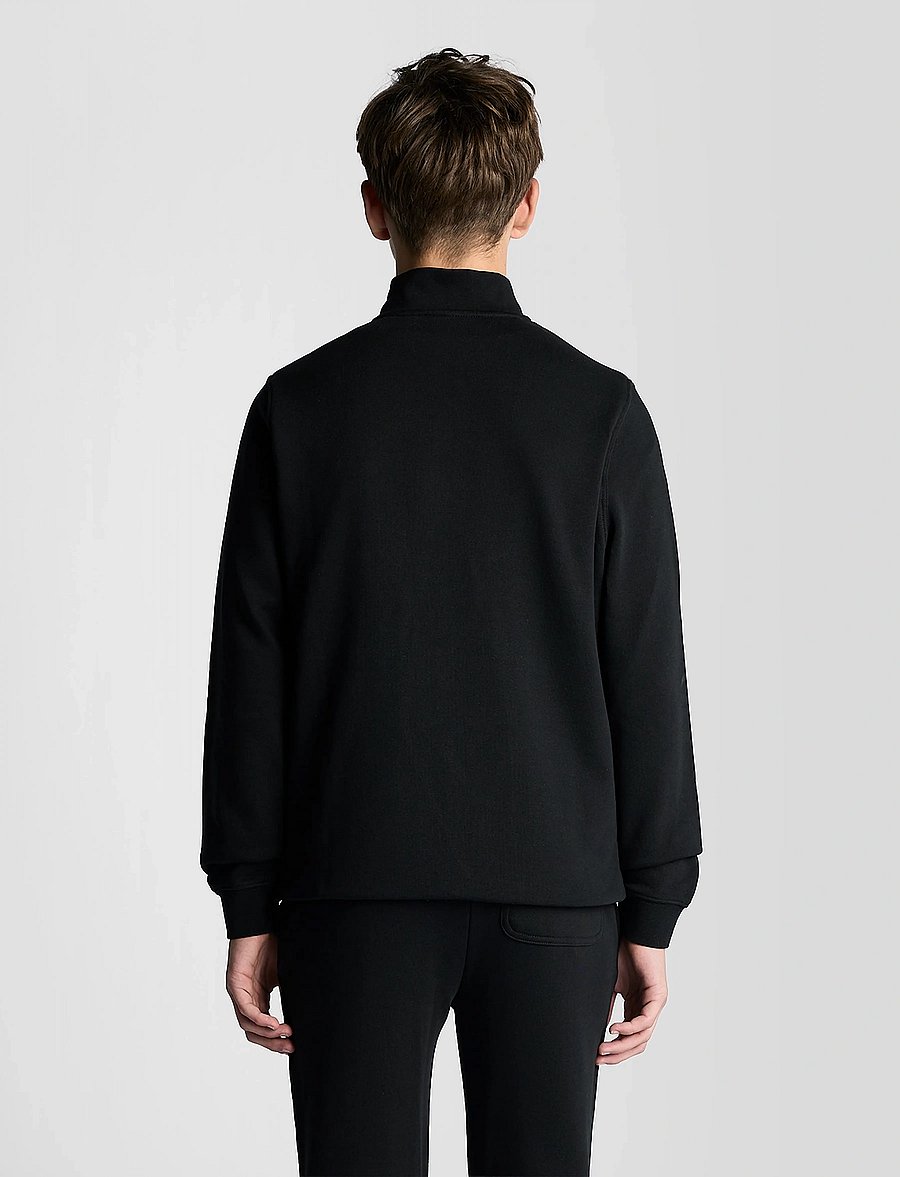 Lyle & Scott - Quarter Zip Pullover - sweatshirts - jet black - 2