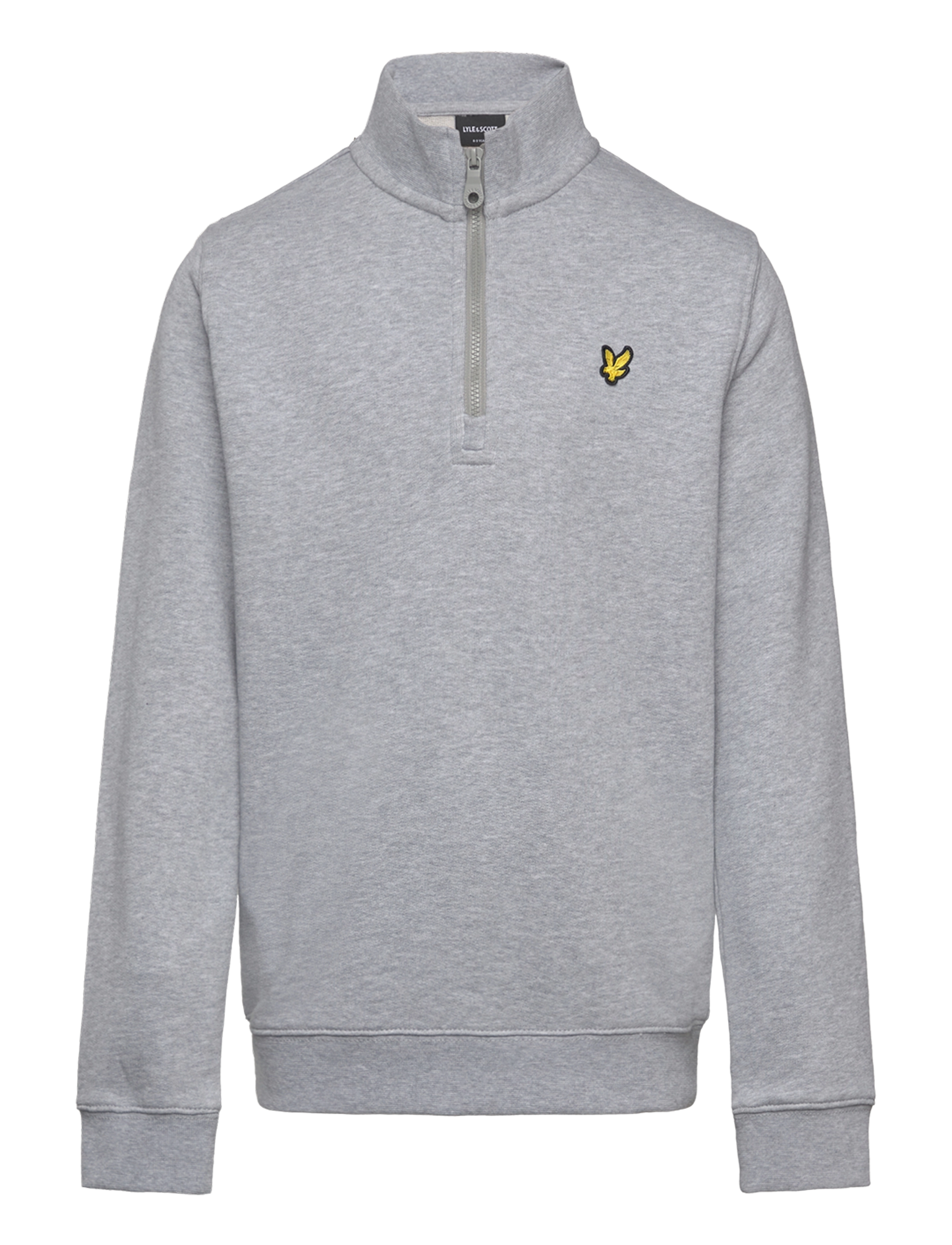 Lyle & Scott Quarter Zip Pullover - Lyle & Scott - LIGHT GREY MARL / grey