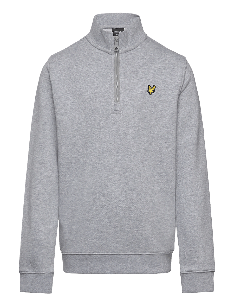 Lyle & Scott - Quarter Zip Pullover - sweatshirts - light grey marl - 1